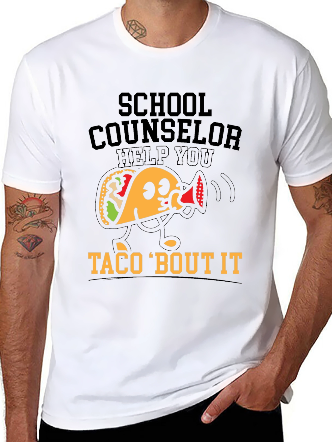 School Counselor Taco Bout It T-Shirt