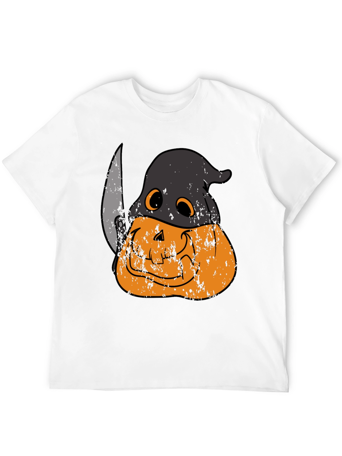 Spooky Pumpkin Head Halloween T-Shirt