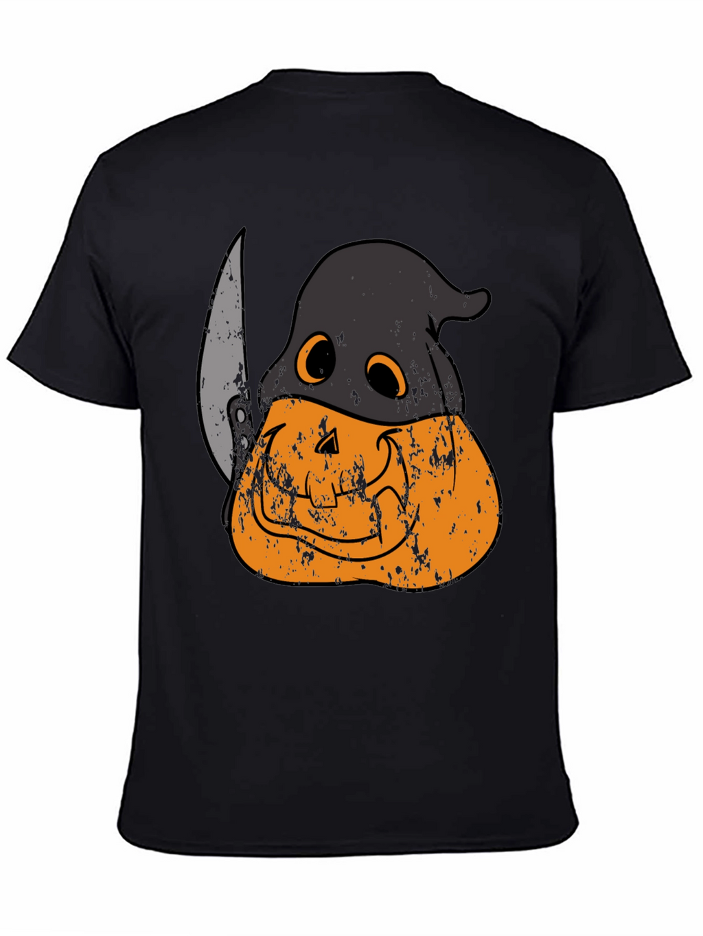 Spooky Pumpkin Head Halloween T-Shirt