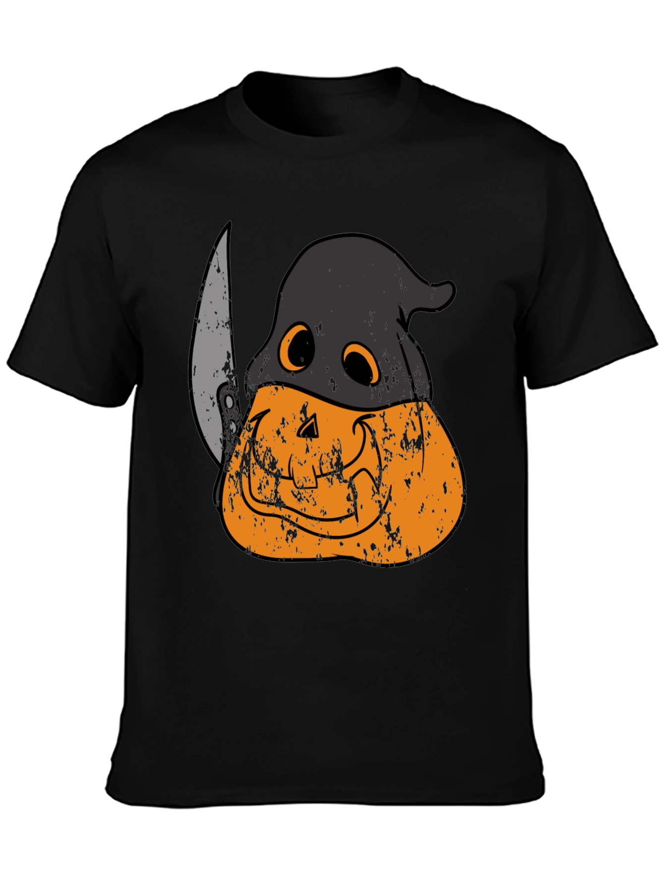 Spooky Pumpkin Head Halloween T-Shirt