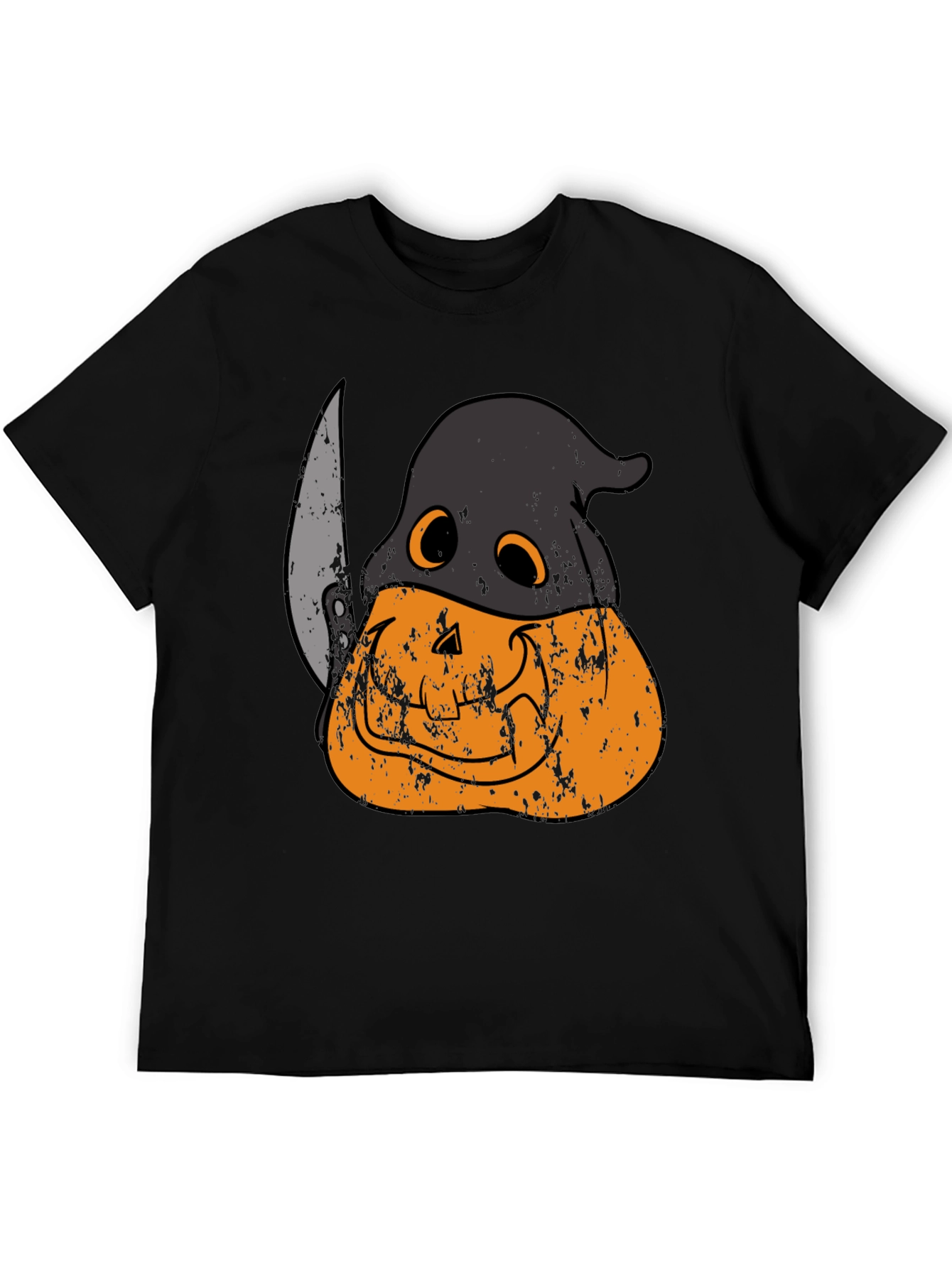 Spooky Pumpkin Head Halloween T-Shirt