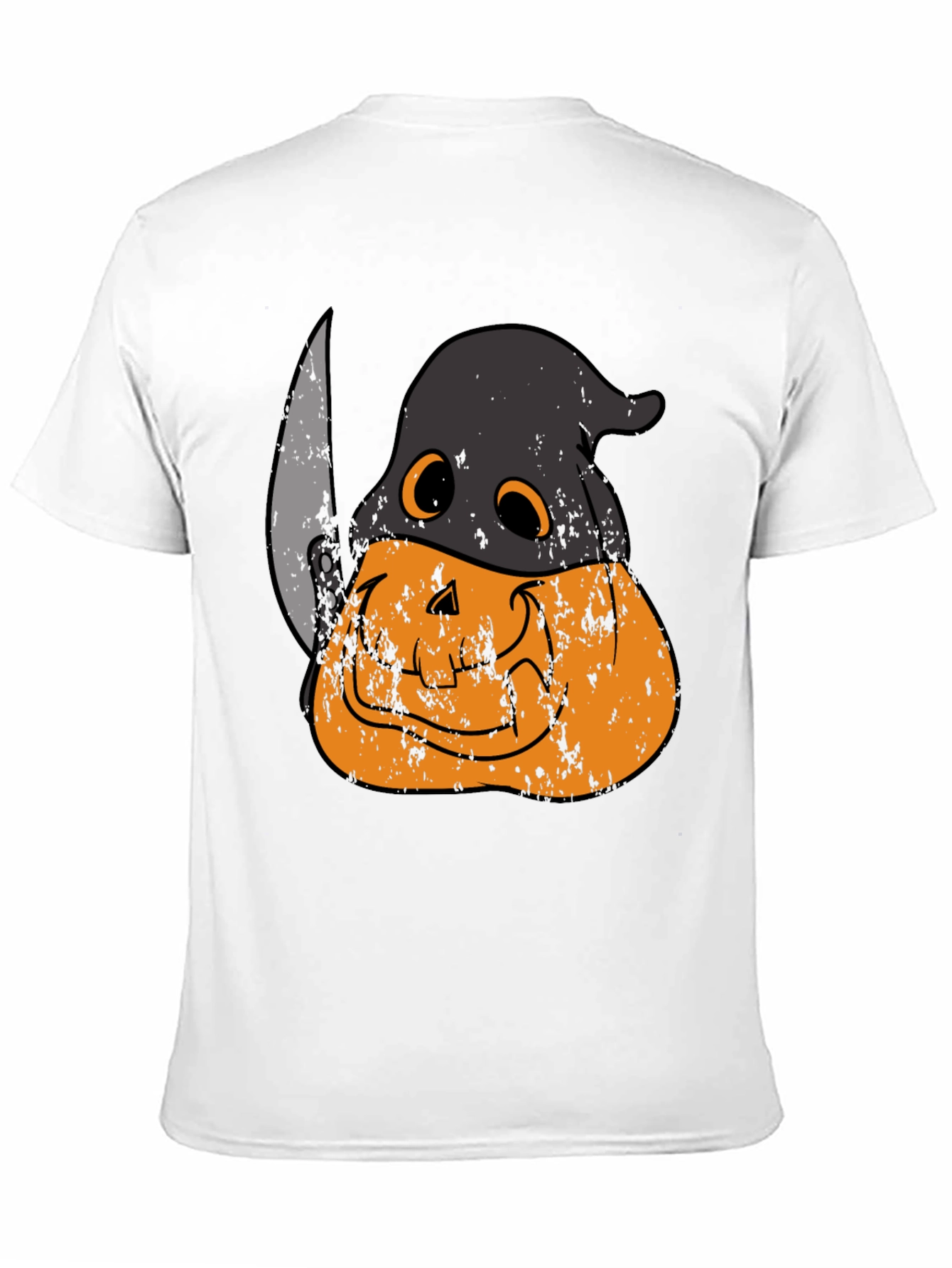 Spooky Pumpkin Head Halloween T-Shirt