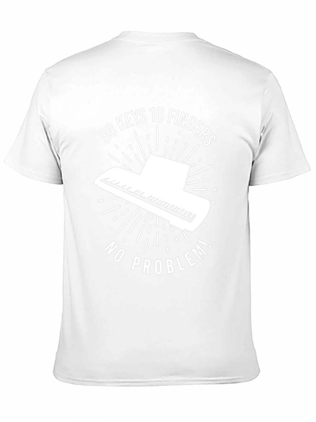 88 Keys Piano Graphic Tee - Music Lovers T-Shirt