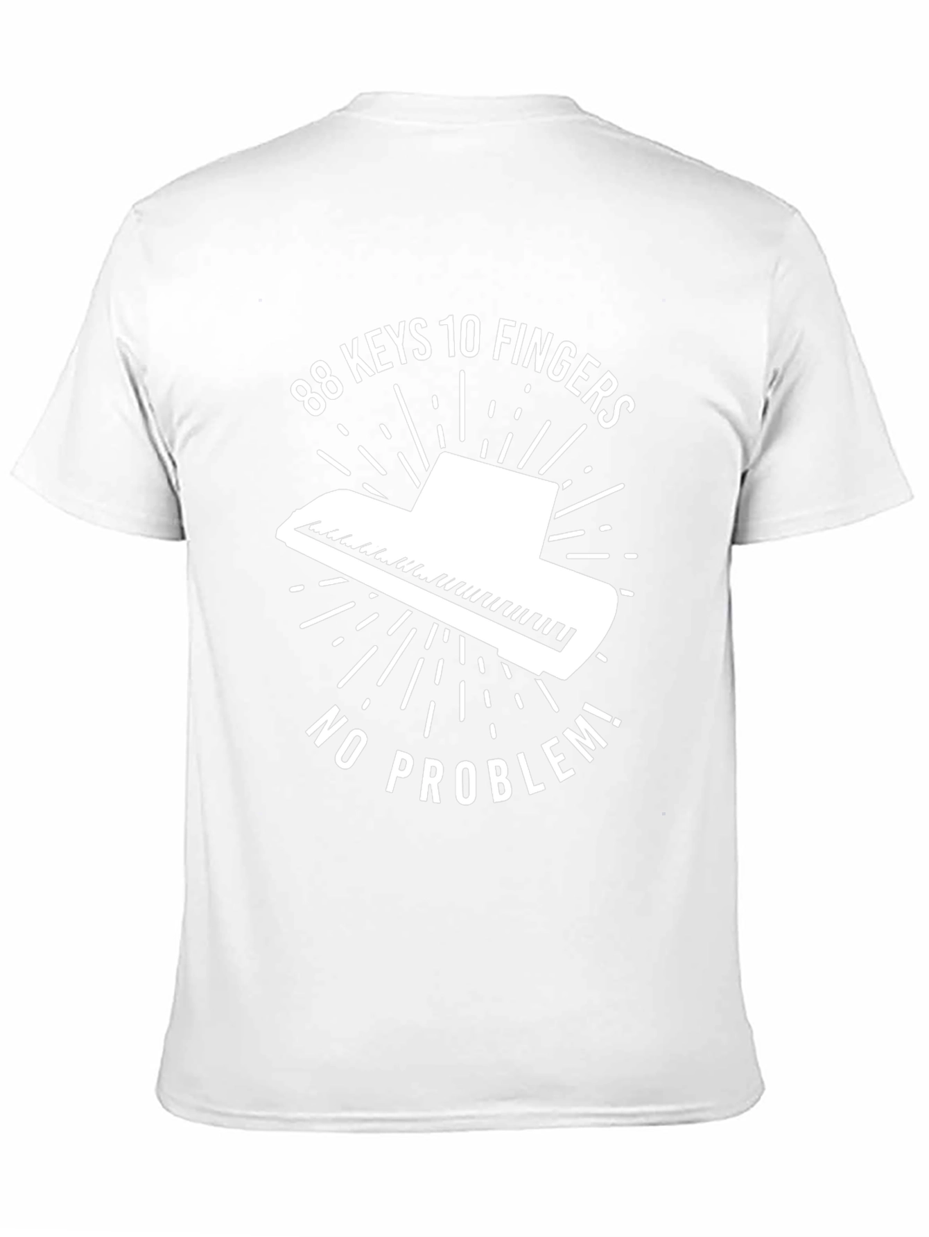 88 Keys Piano Graphic Tee - Music Lovers T-Shirt