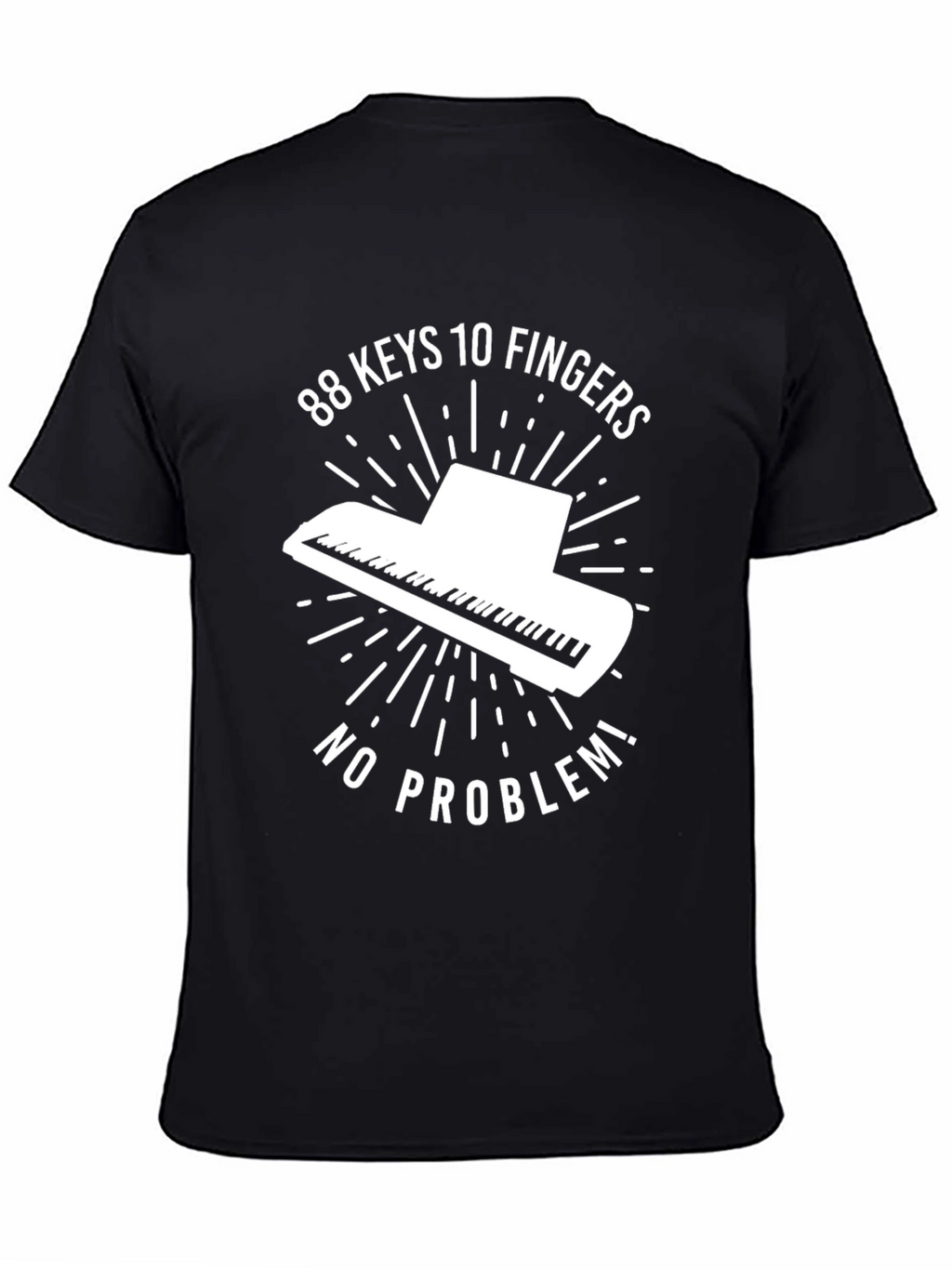 88 Keys Piano Graphic Tee - Music Lovers T-Shirt