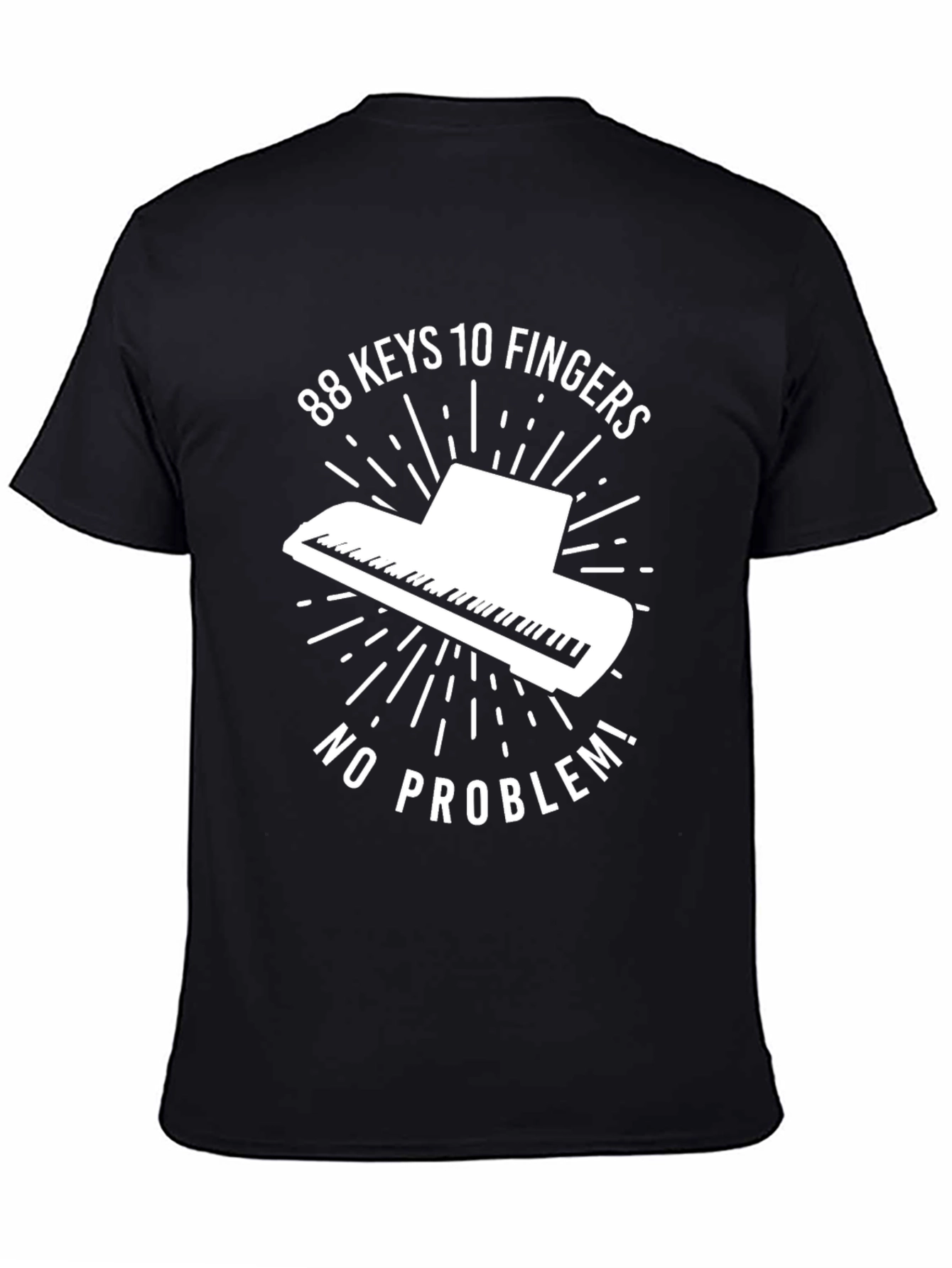 88 Keys Piano Graphic Tee - Music Lovers T-Shirt