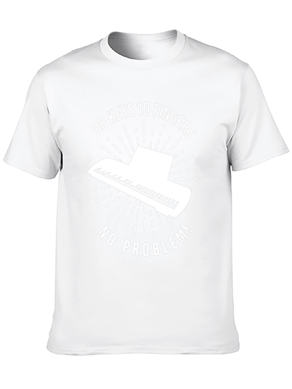 88 Keys Piano Graphic Tee - Music Lovers T-Shirt
