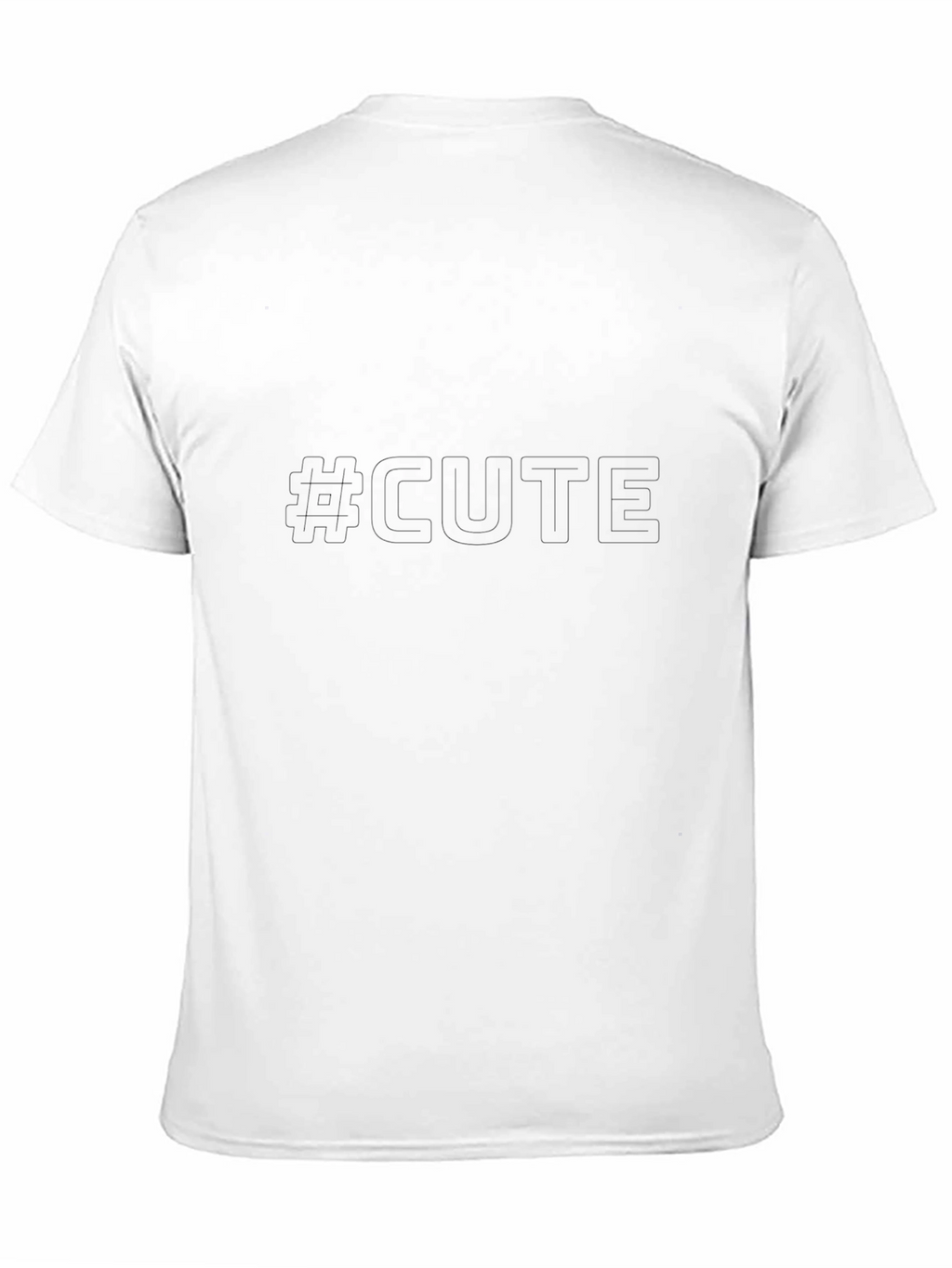 Black #Cute Graphic Tee - Modern Casual Wear