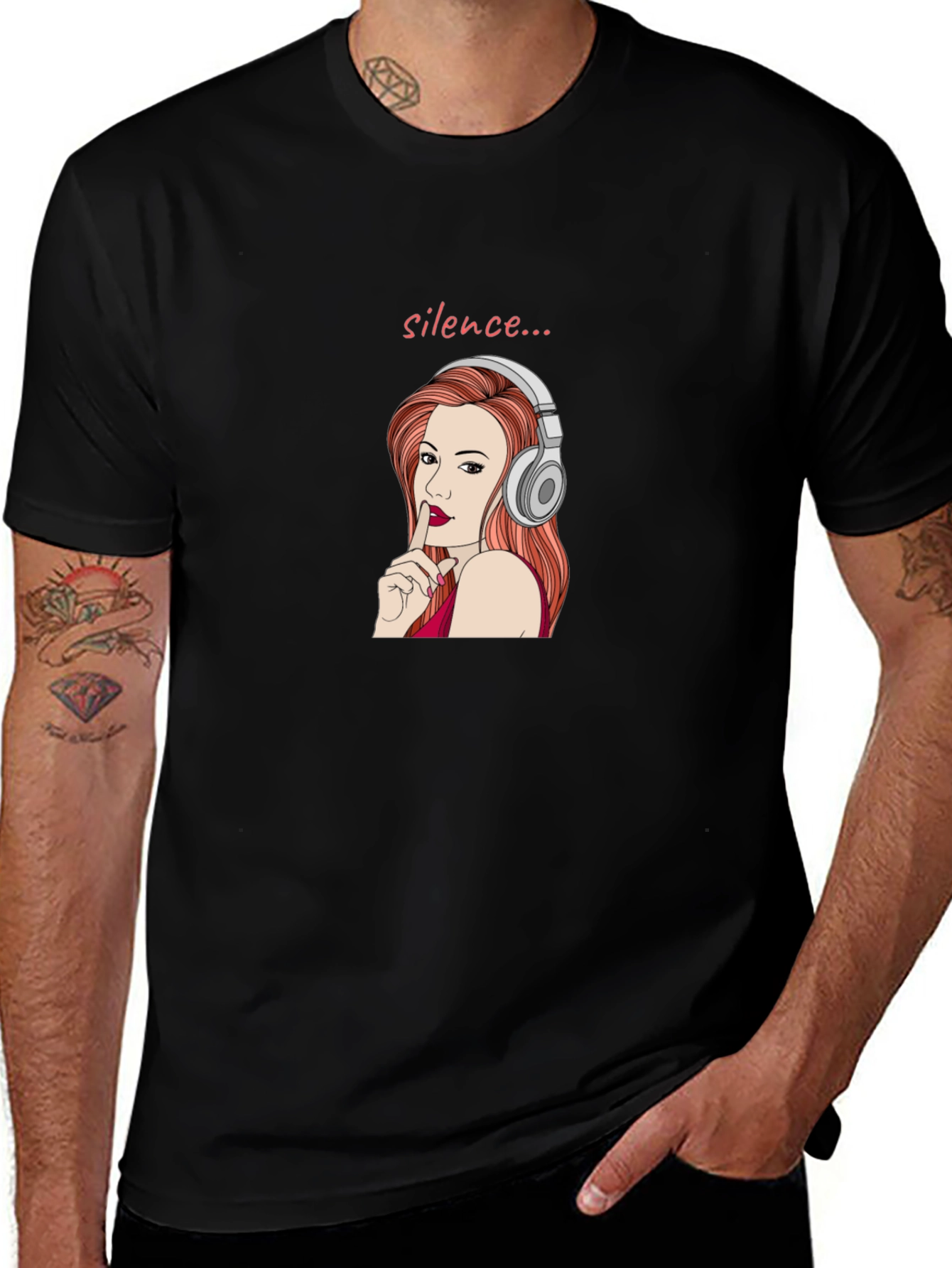 Silence Graphic T-Shirt - Stylish Unisex Tee