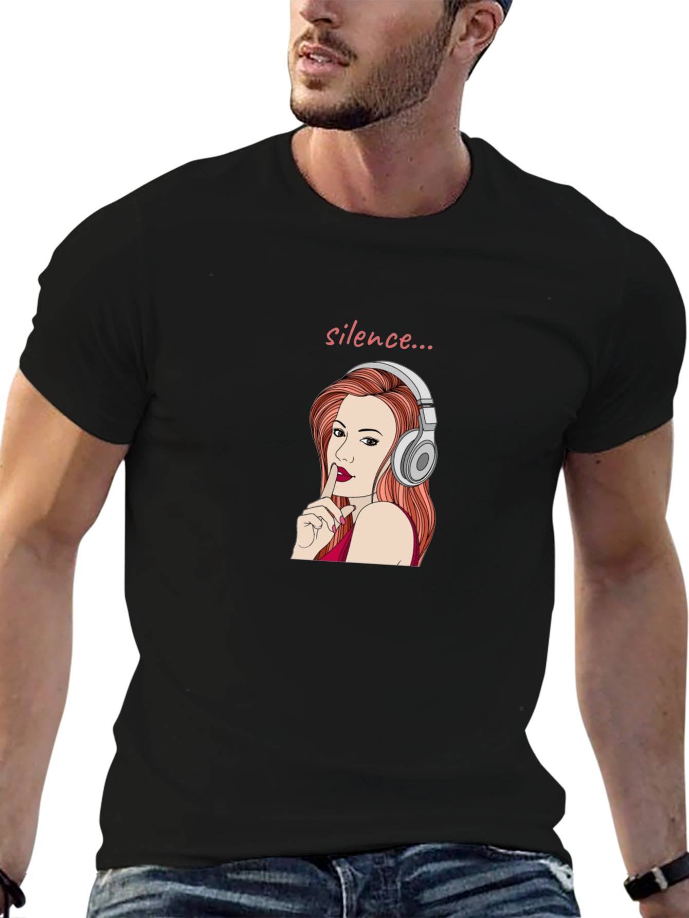 Silence Graphic T-Shirt - Stylish Unisex Tee