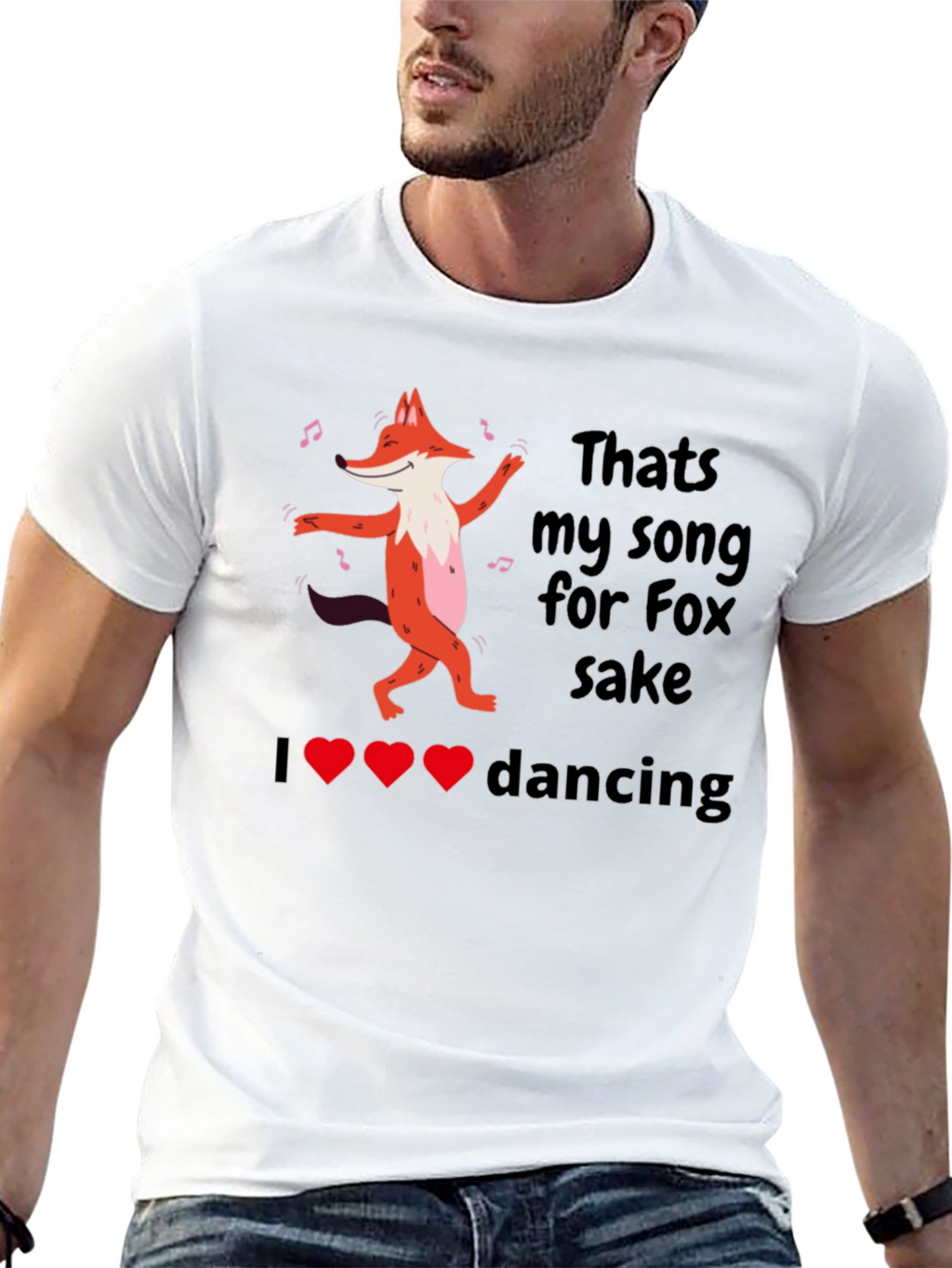 Fox Sake Dancing Graphic Tee
