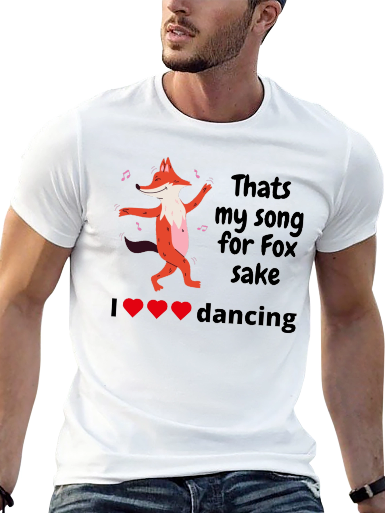 Fox Sake Dancing Graphic Tee