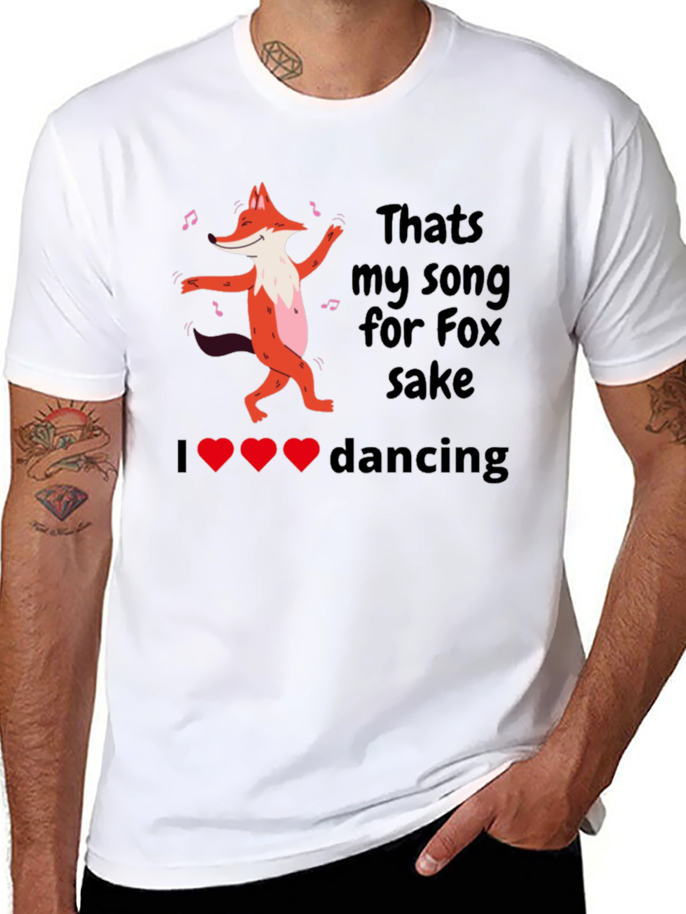 Fox Sake Dancing Graphic Tee