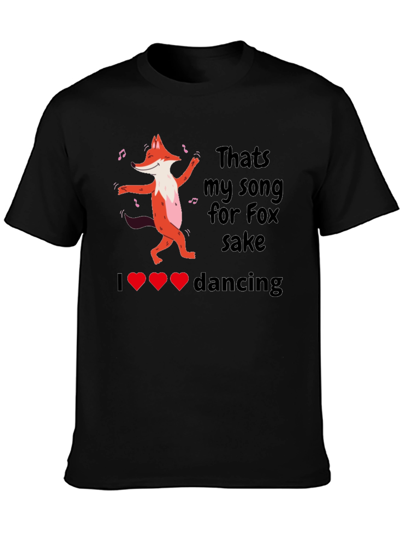 Fox Sake Dancing Graphic Tee