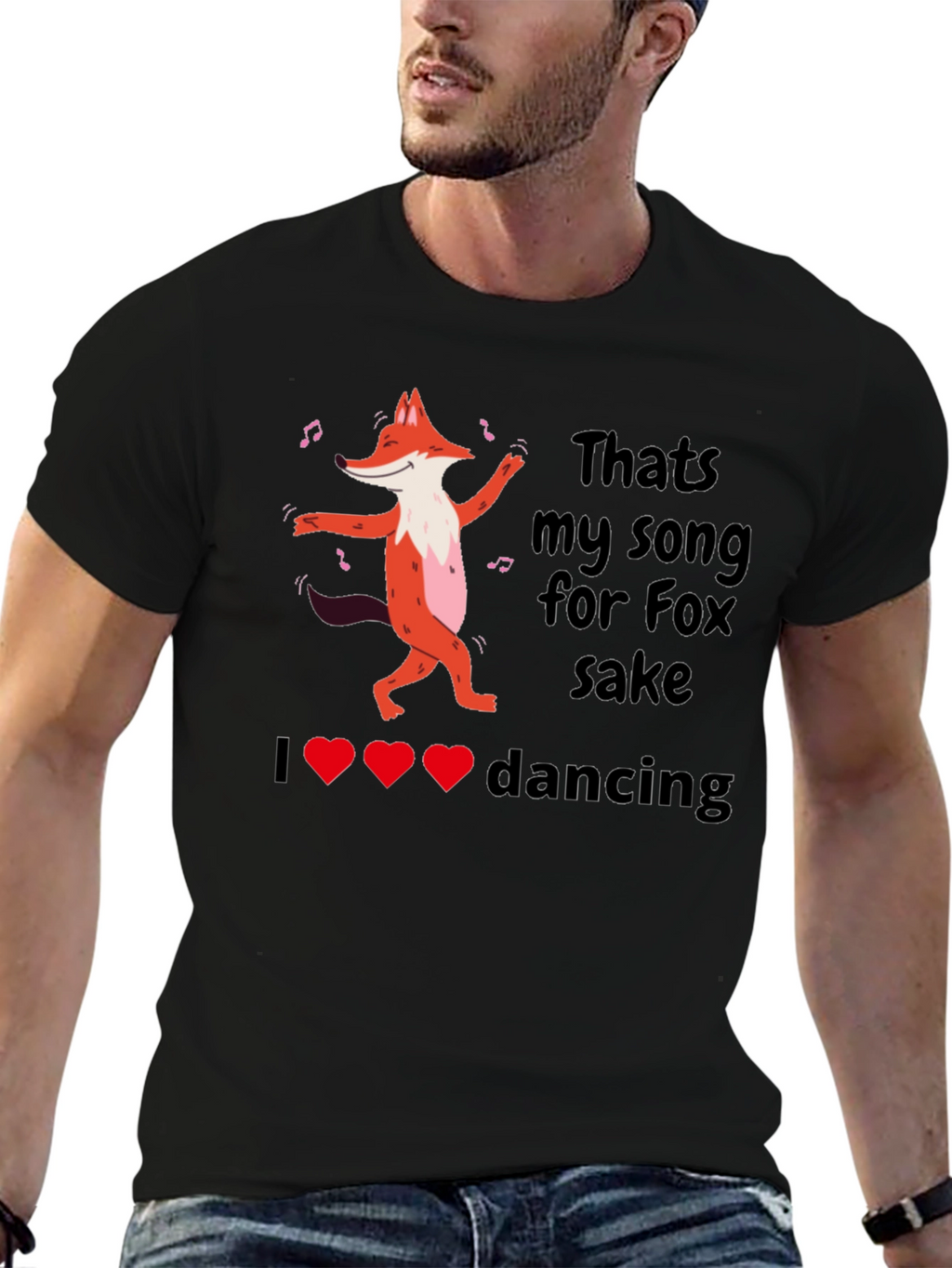Fox Sake Dancing Graphic Tee