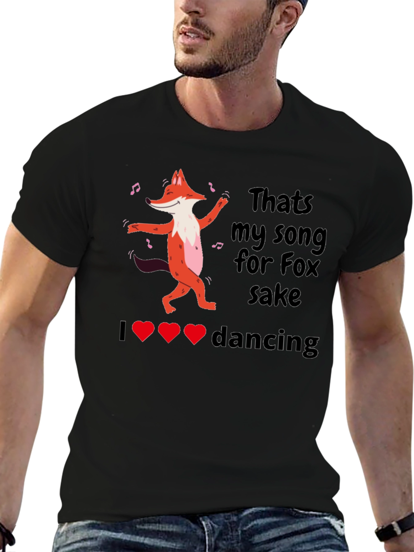 Fox Sake Dancing Graphic Tee