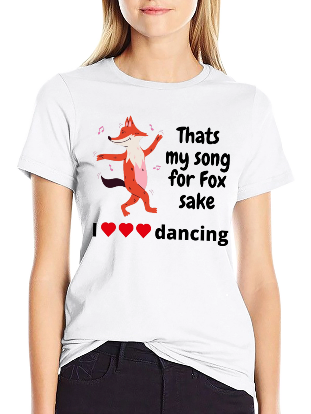 Fox Sake Dancing Graphic Tee