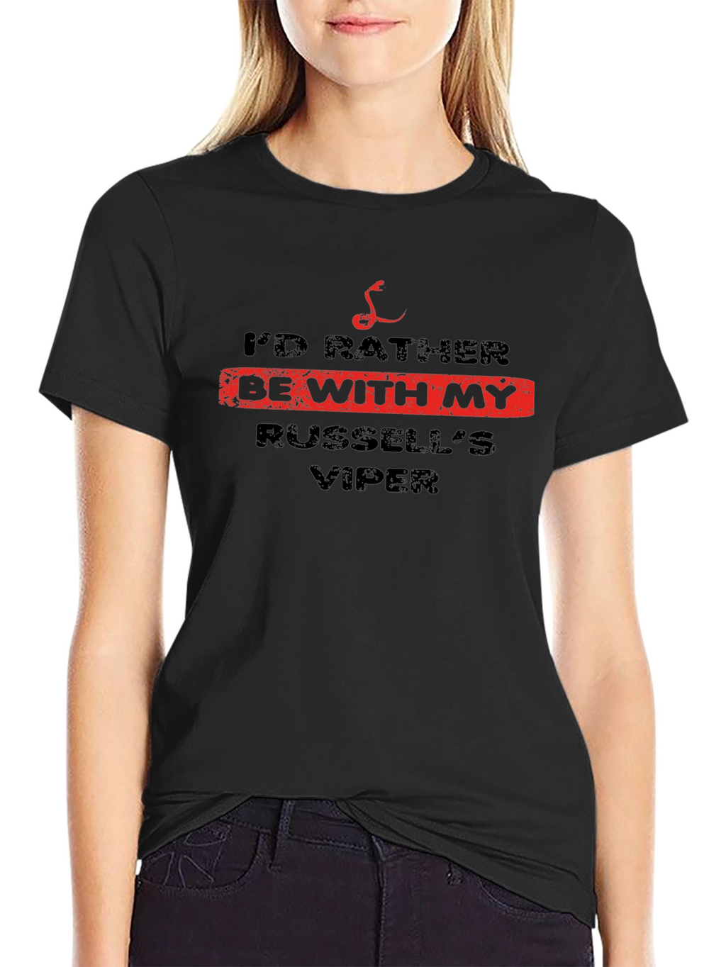 Id Rather Be With My Russells Viper T-Shirt