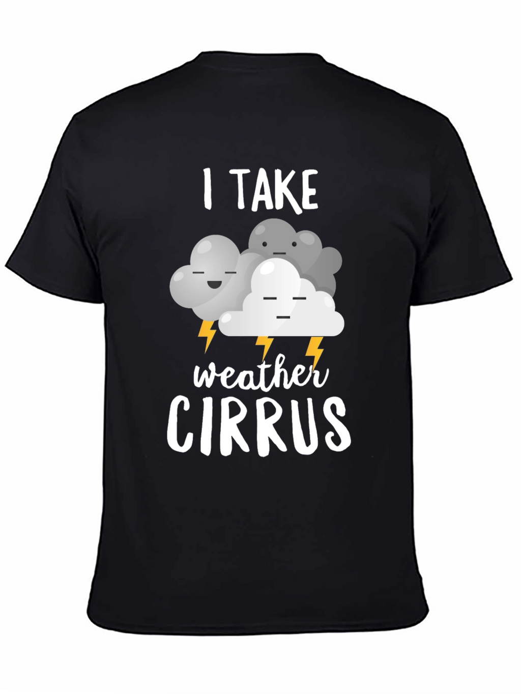 Funny Weather Cirrus Graphic T-Shirt