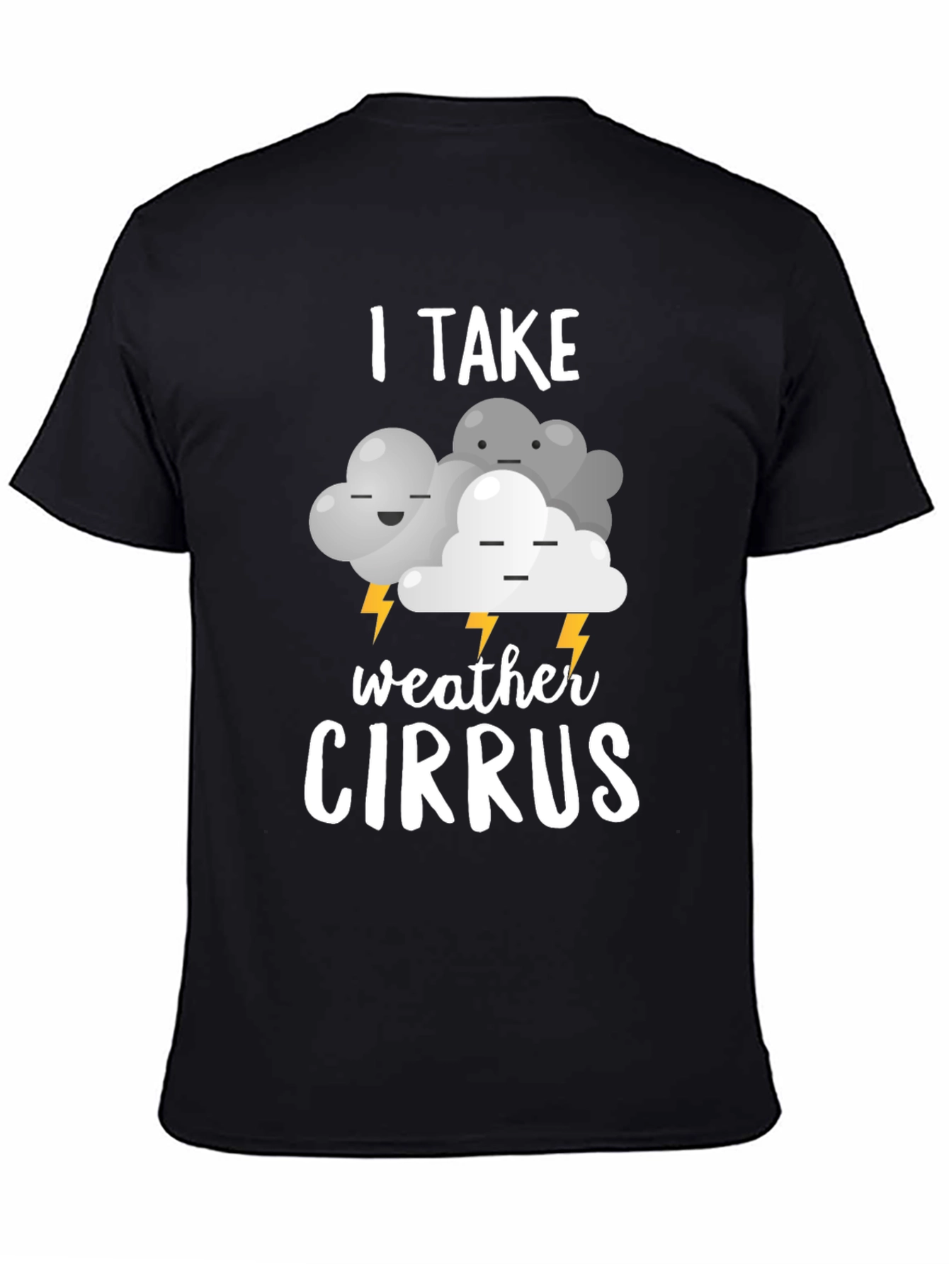 Funny Weather Cirrus Graphic T-Shirt