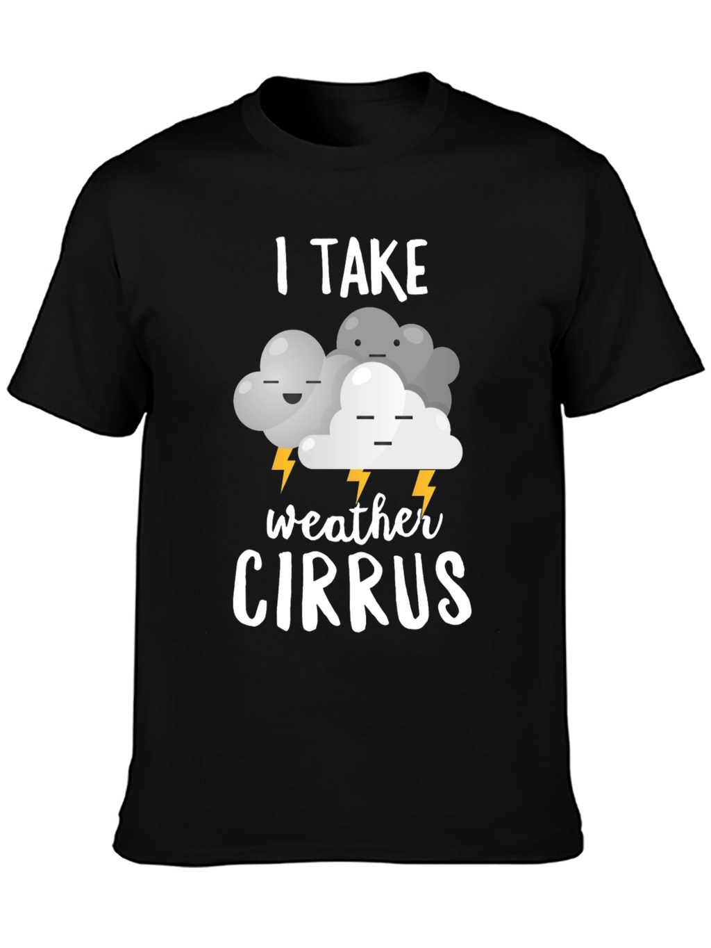 Funny Weather Cirrus Graphic T-Shirt