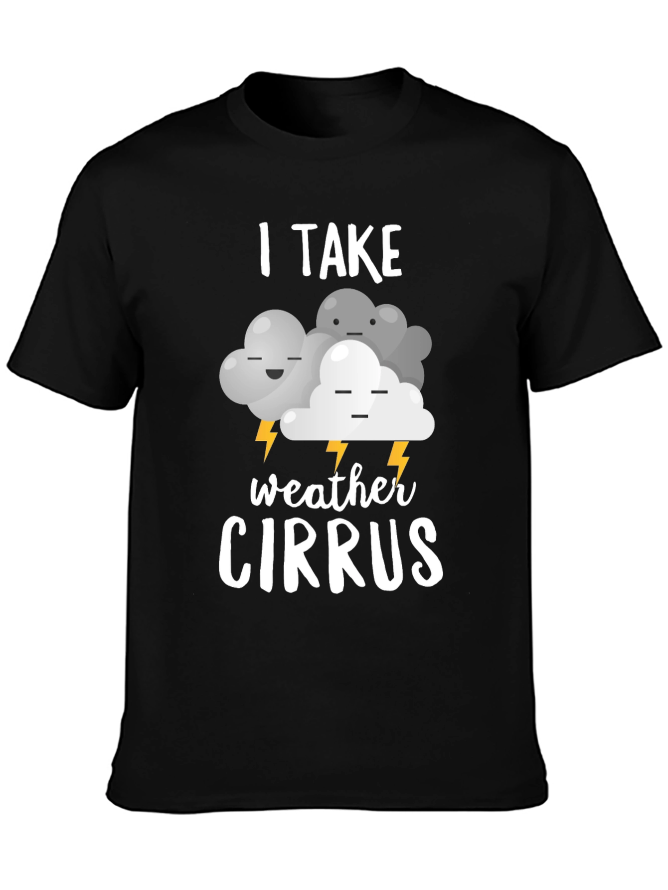 Funny Weather Cirrus Graphic T-Shirt