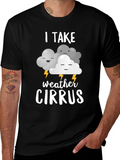 Funny Weather Cirrus Graphic T-Shirt