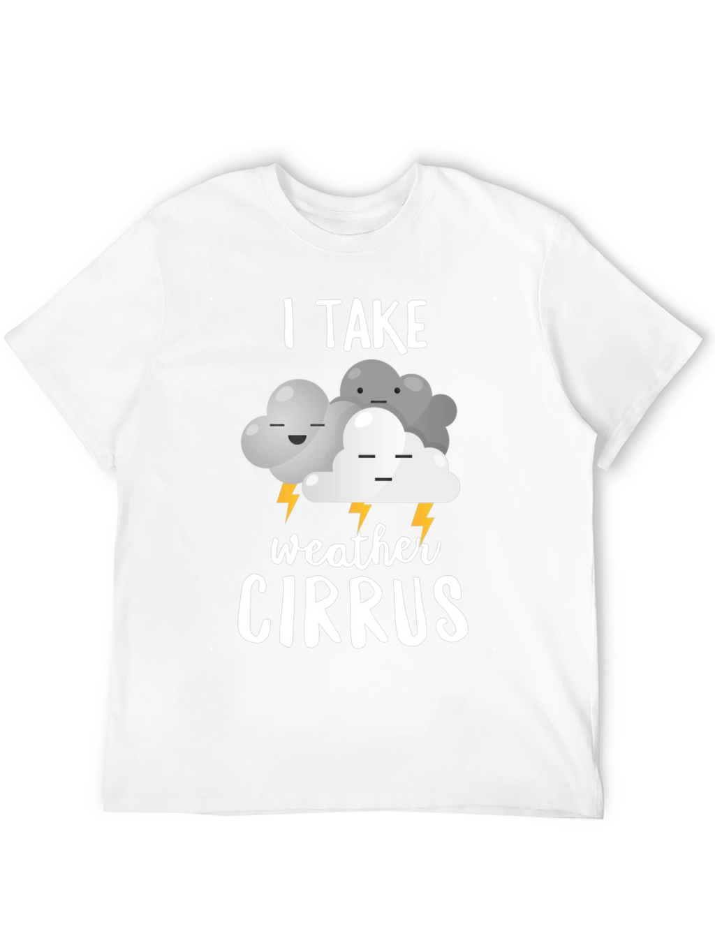 Funny Weather Cirrus Graphic T-Shirt