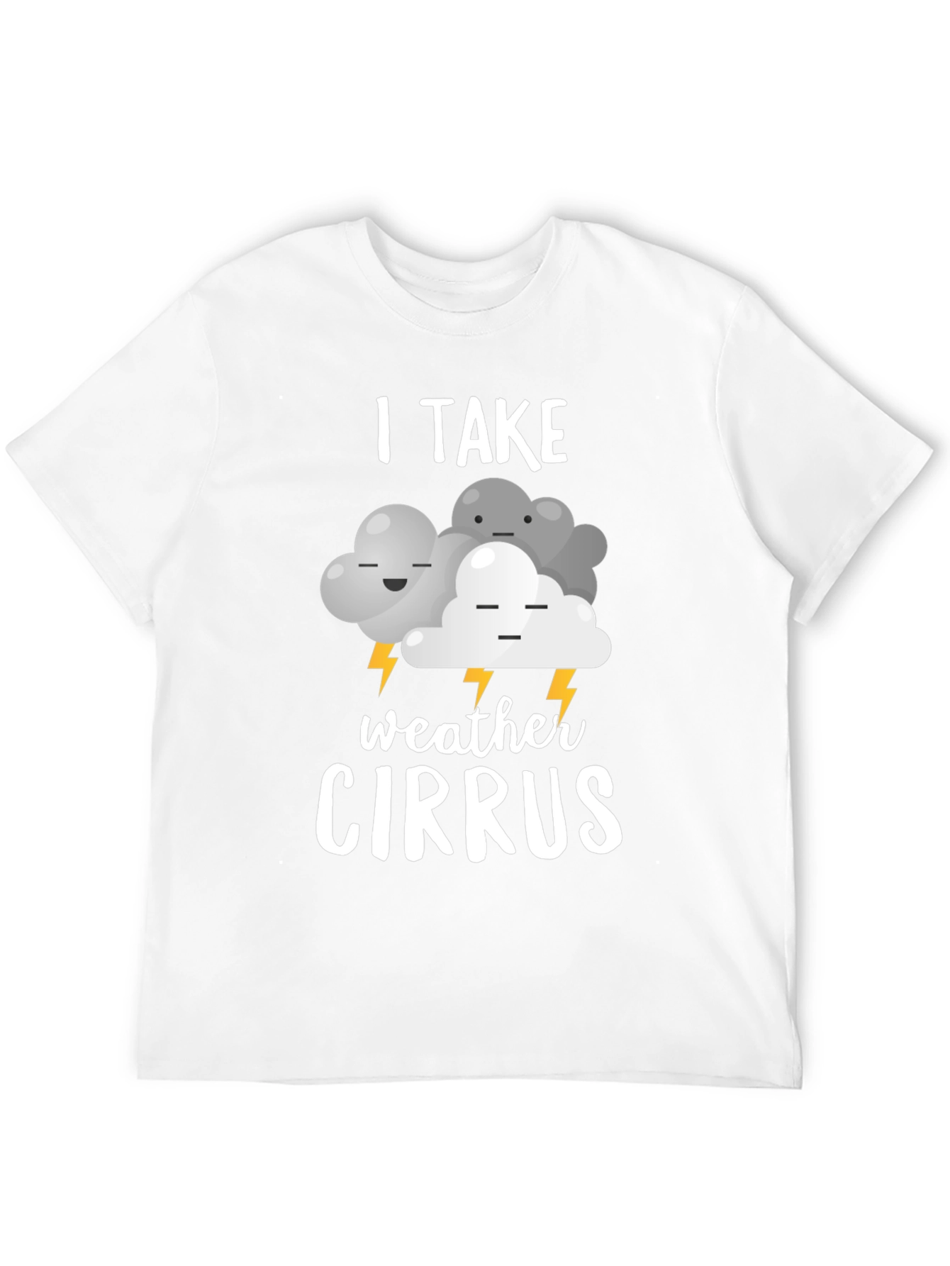 Funny Weather Cirrus Graphic T-Shirt
