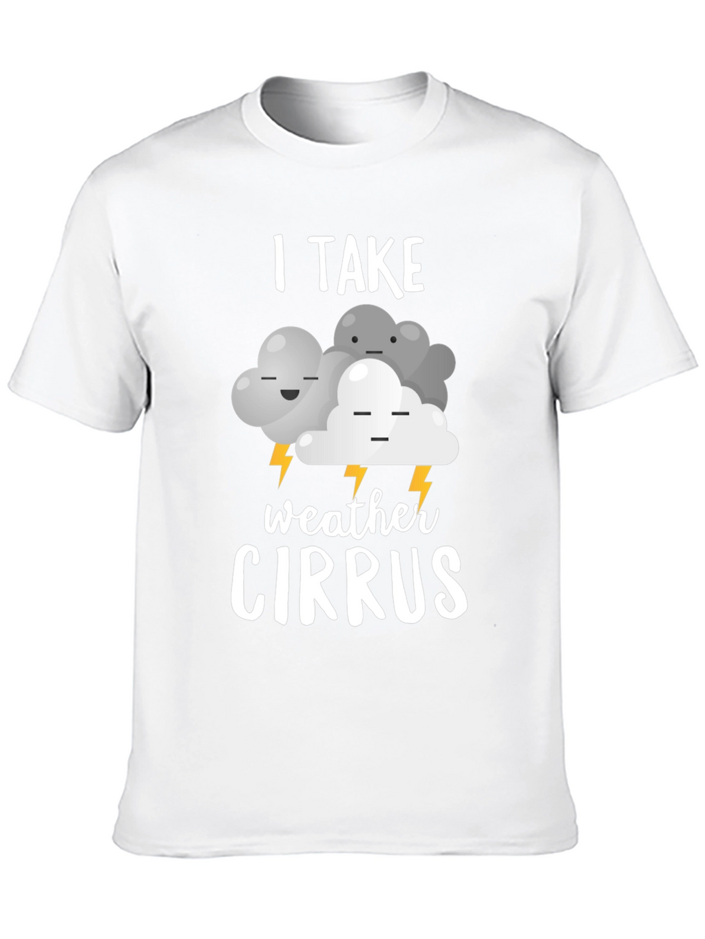Funny Weather Cirrus Graphic T-Shirt