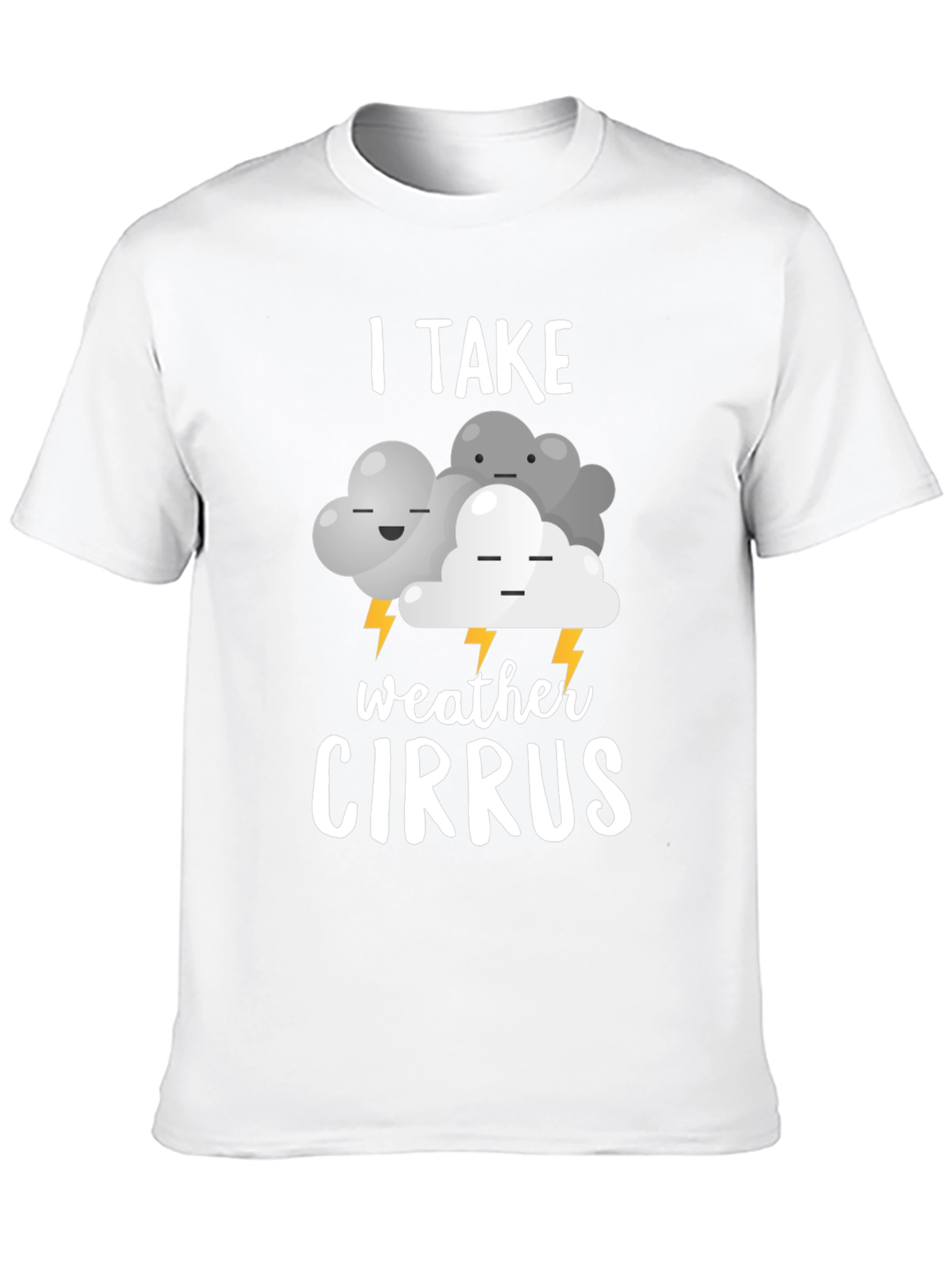 Funny Weather Cirrus Graphic T-Shirt