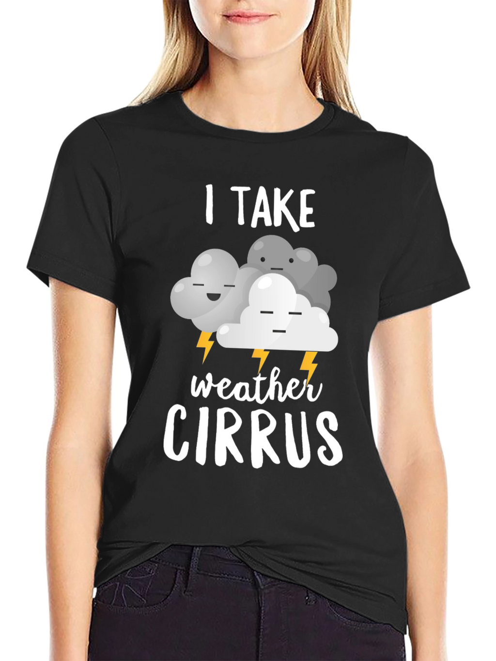 Funny Weather Cirrus Graphic T-Shirt
