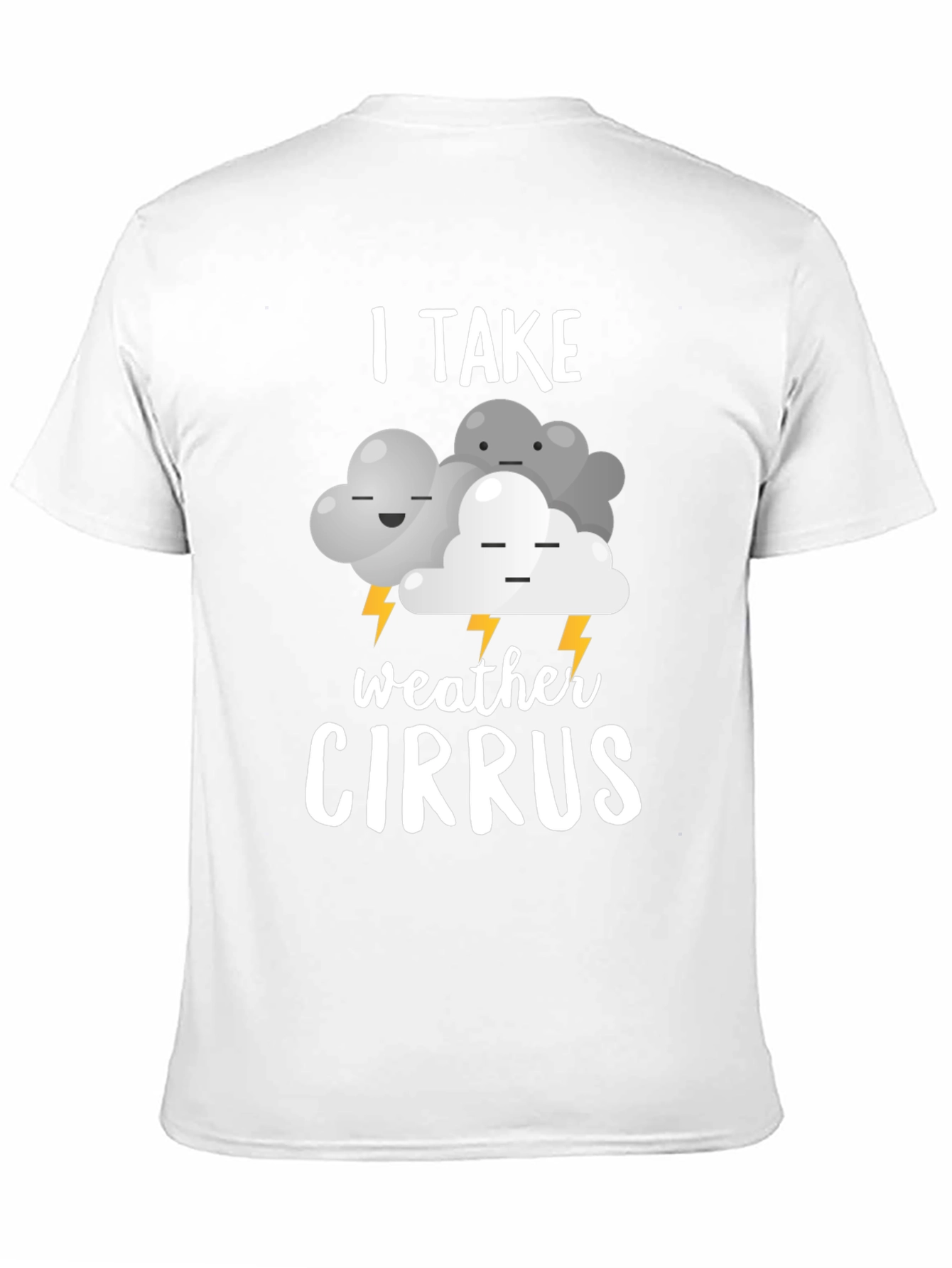 Funny Weather Cirrus Graphic T-Shirt