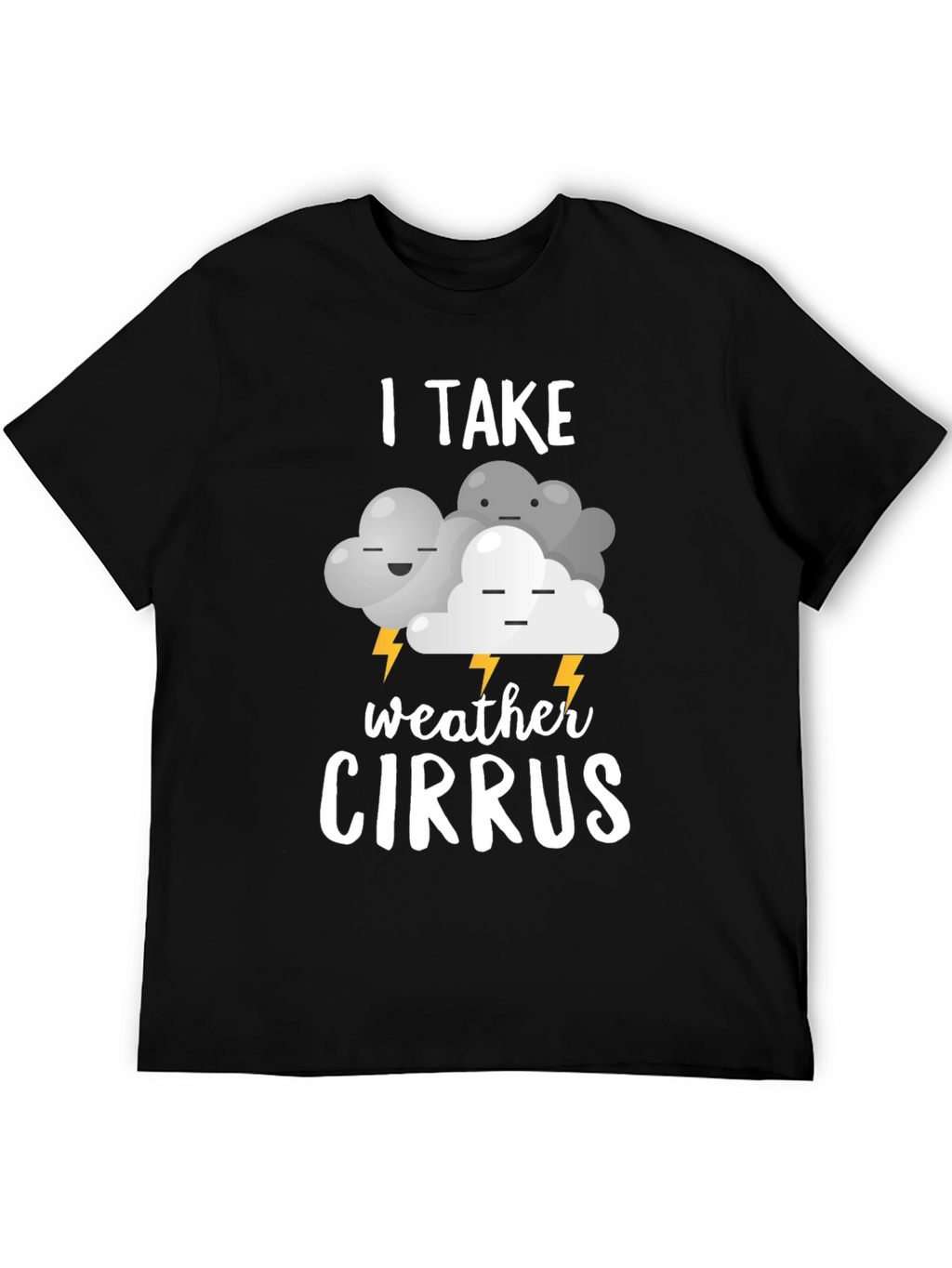 Funny Weather Cirrus Graphic T-Shirt
