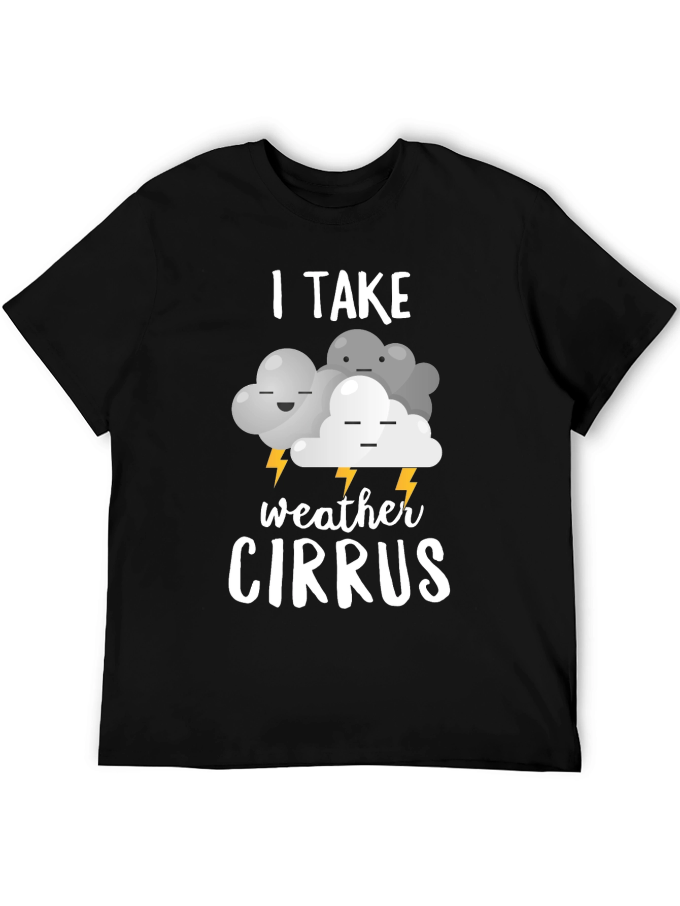 Funny Weather Cirrus Graphic T-Shirt