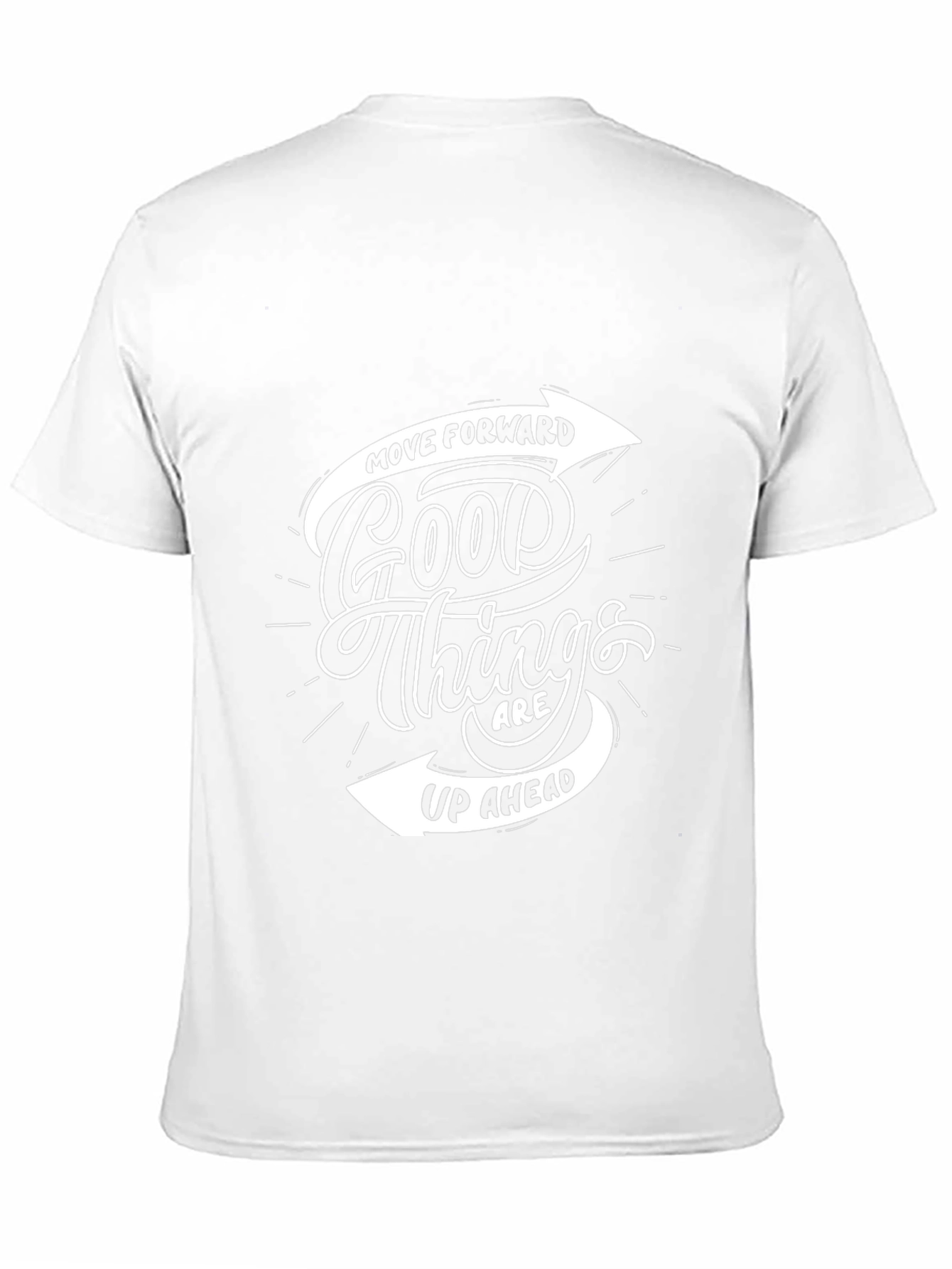 Motivational Black T-Shirt: Good Things Ahead