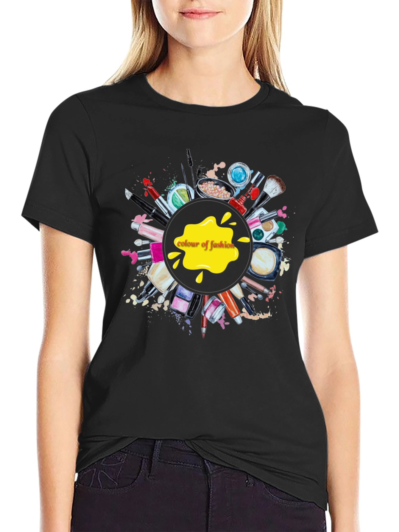 Makeup Fashion T-Shirt - Colour of Fashion Tee