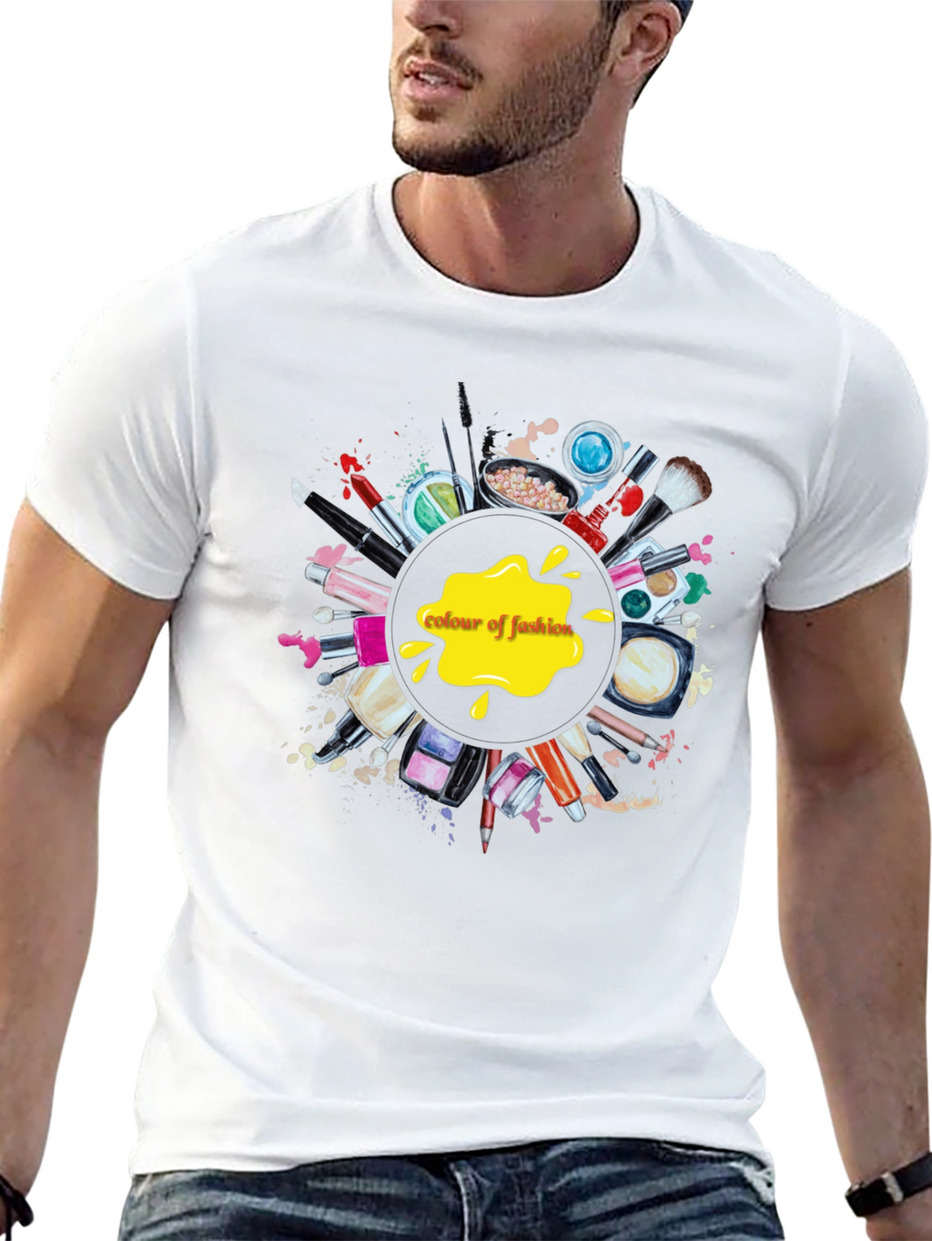 Makeup Fashion T-Shirt - Colour of Fashion Tee