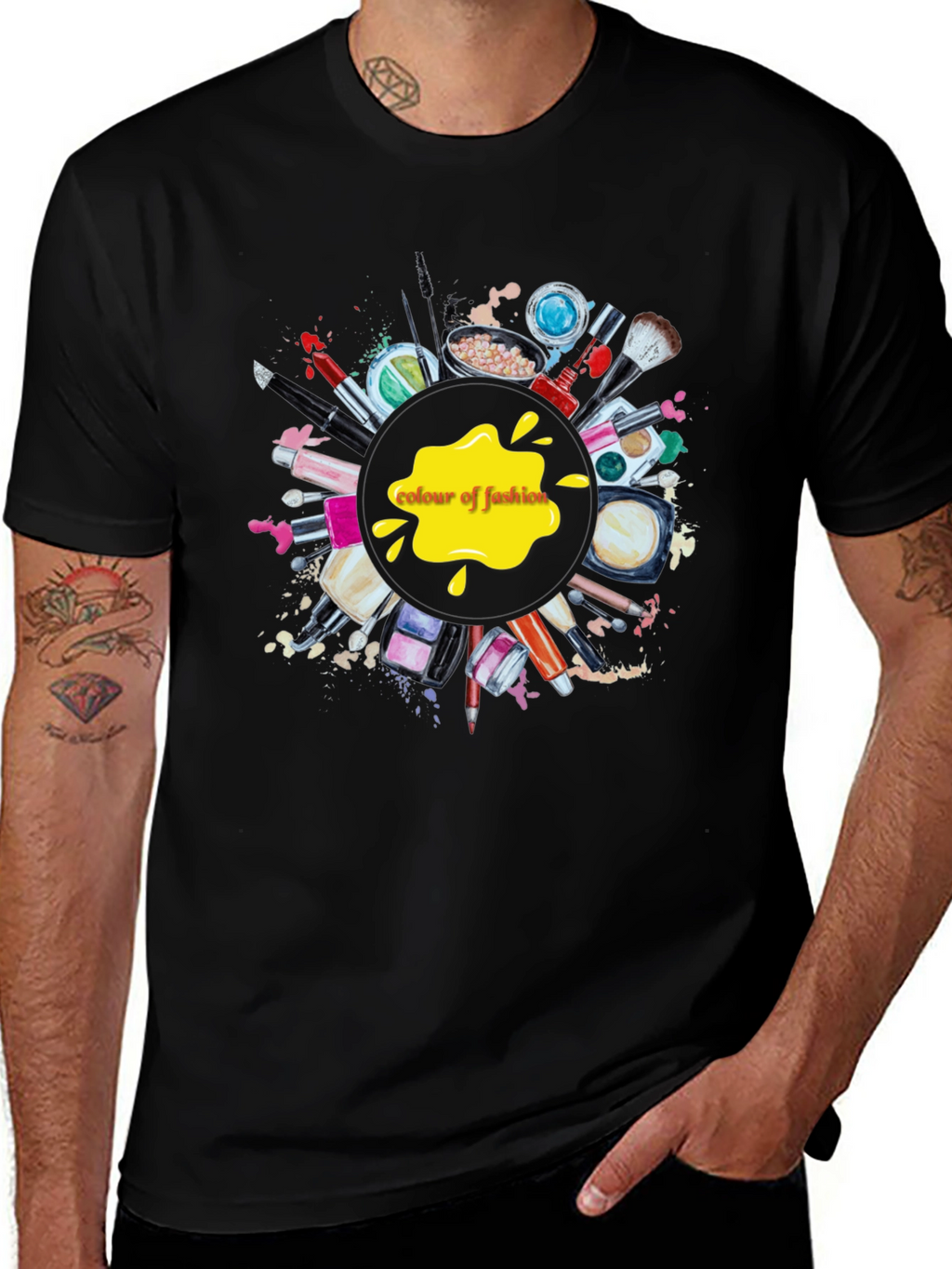Makeup Fashion T-Shirt - Colour of Fashion Tee