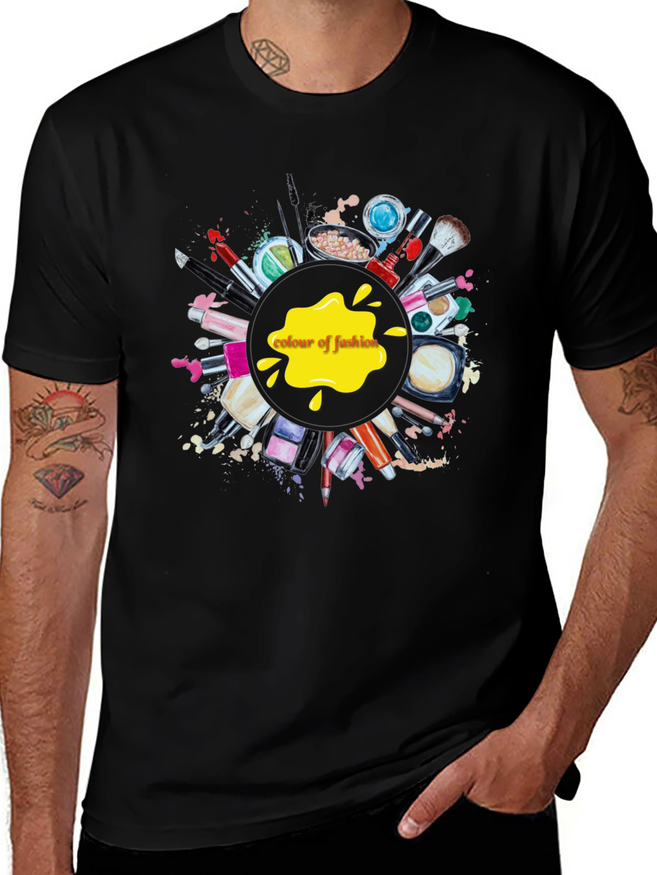 Makeup Fashion T-Shirt - Colour of Fashion Tee