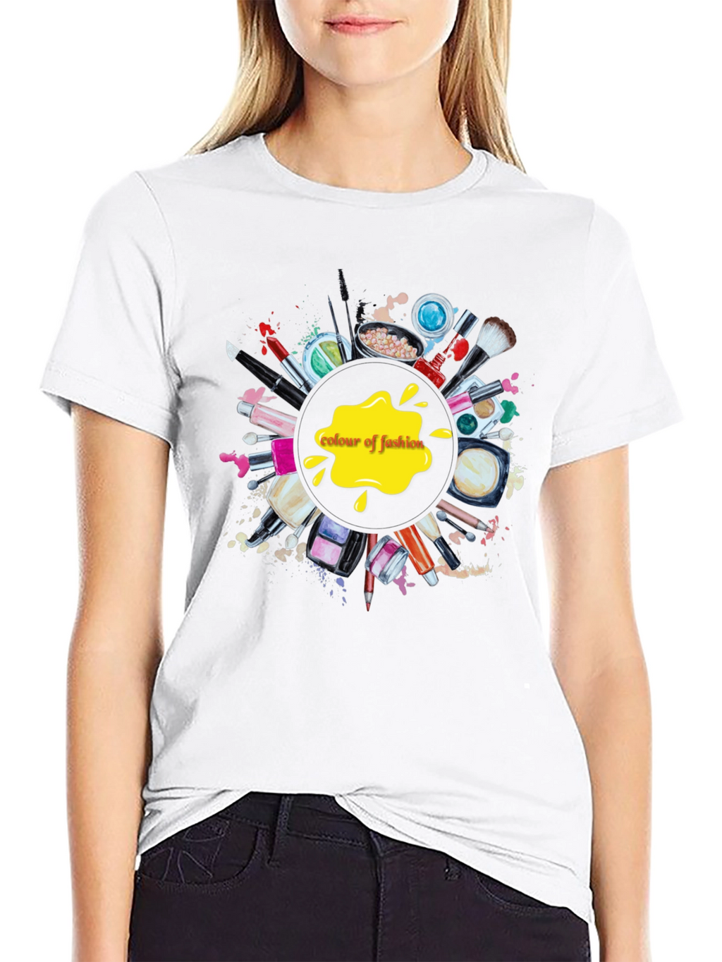 Makeup Fashion T-Shirt - Colour of Fashion Tee