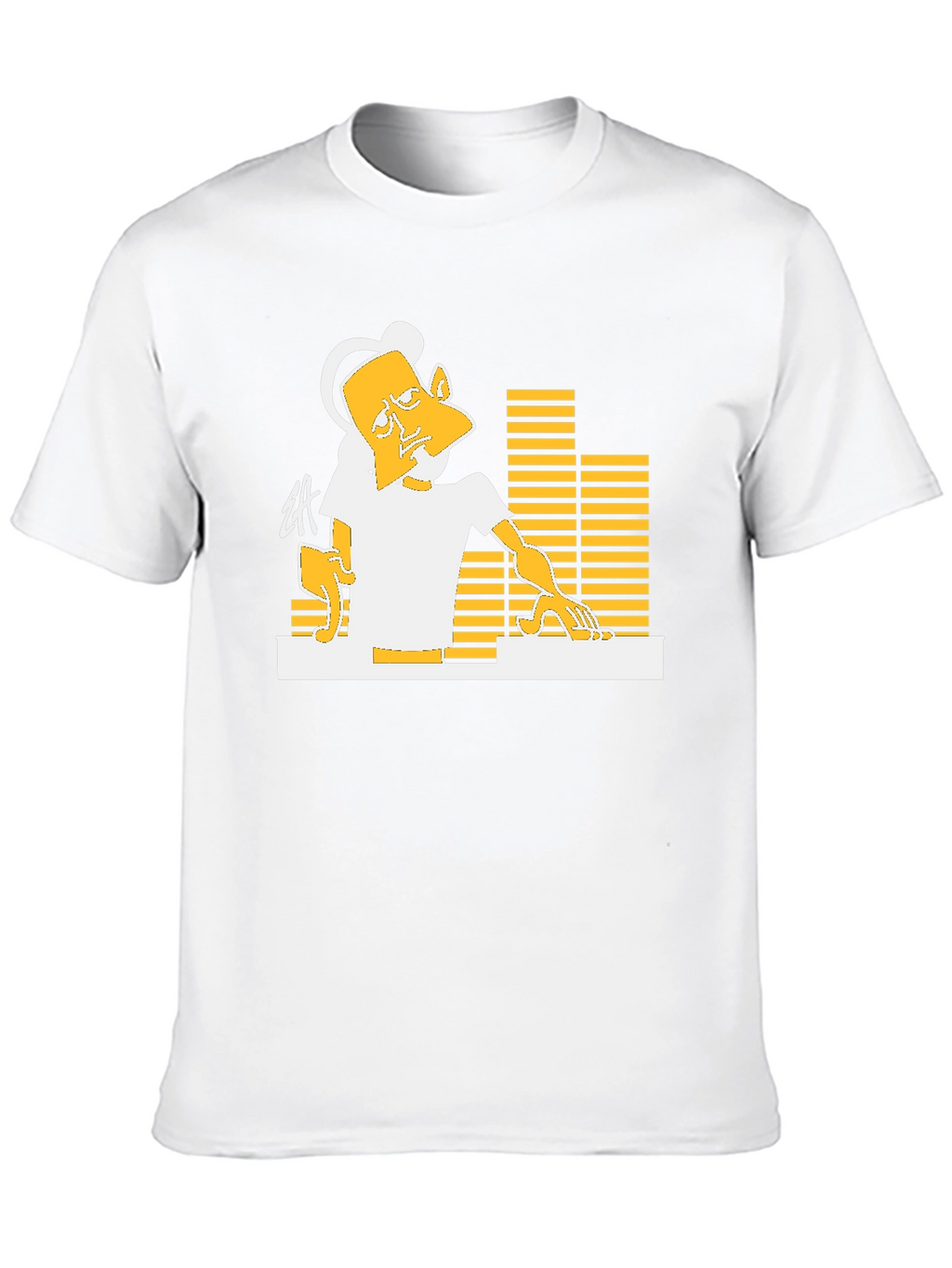 DJ Graphic T-Shirt - Black Casual Tee