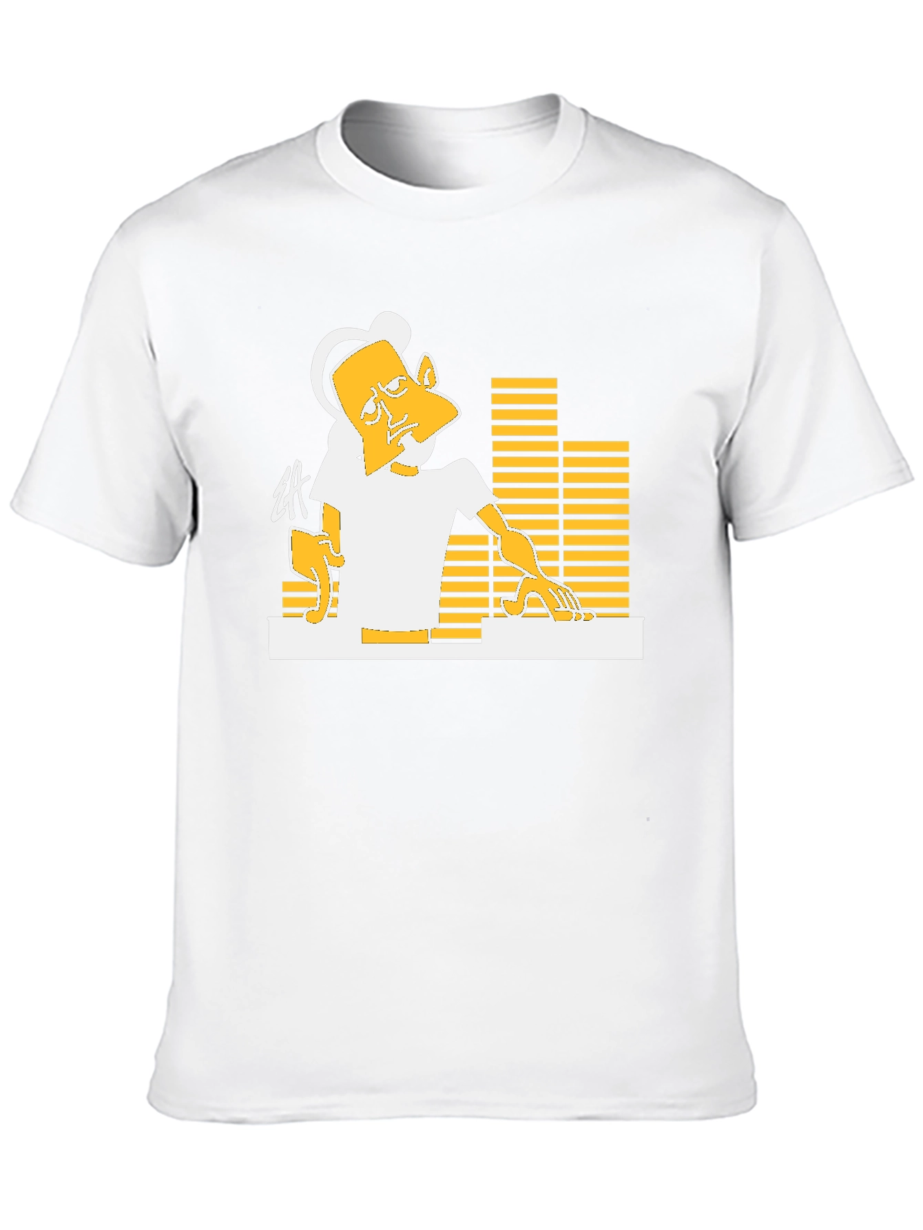 DJ Graphic T-Shirt - Black Casual Tee