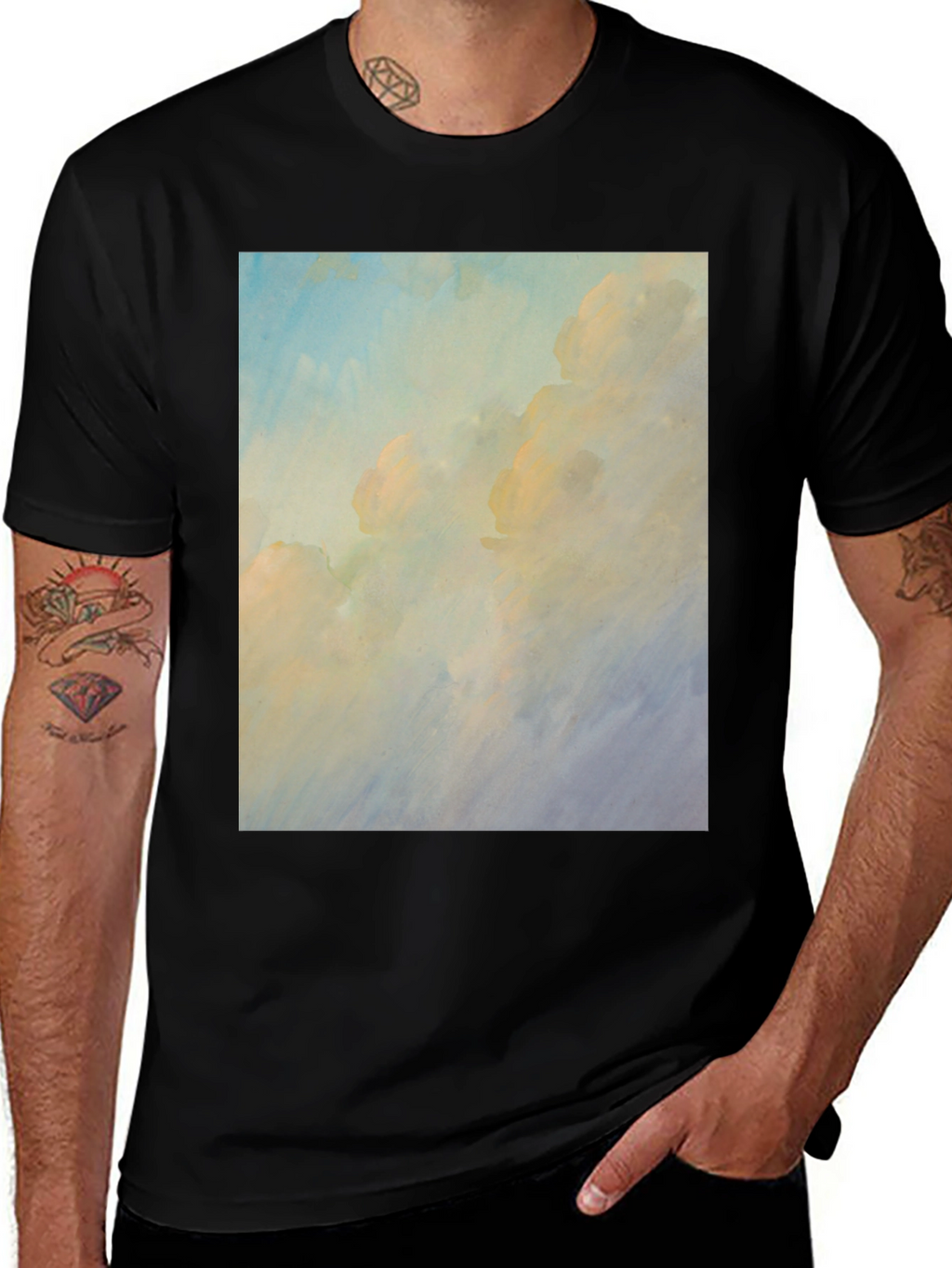 Sky Dream Tee - Cloudscape Print