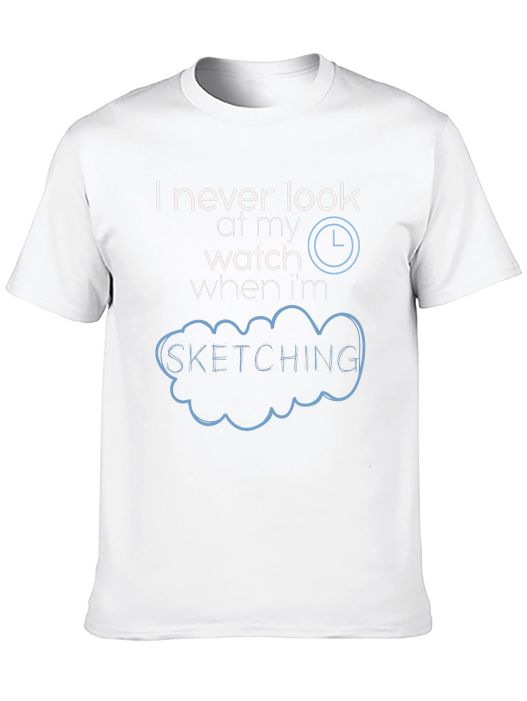 Sketching Time Black T-Shirt Graphic Tee