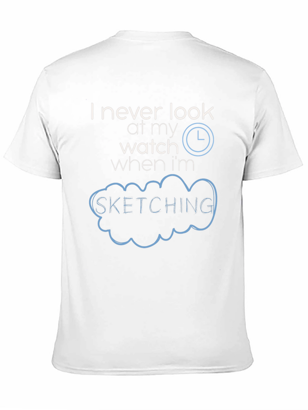 Sketching Time Black T-Shirt Graphic Tee