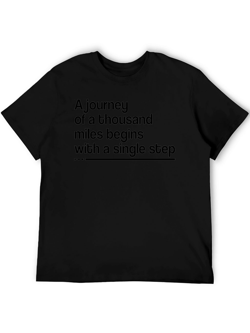 Motivational Journey T-Shirt: Single Step Starts It All