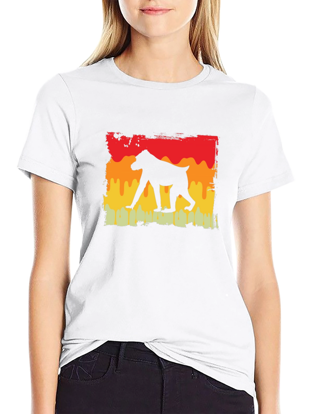 Baboon Silhouette Tee - Retro Style