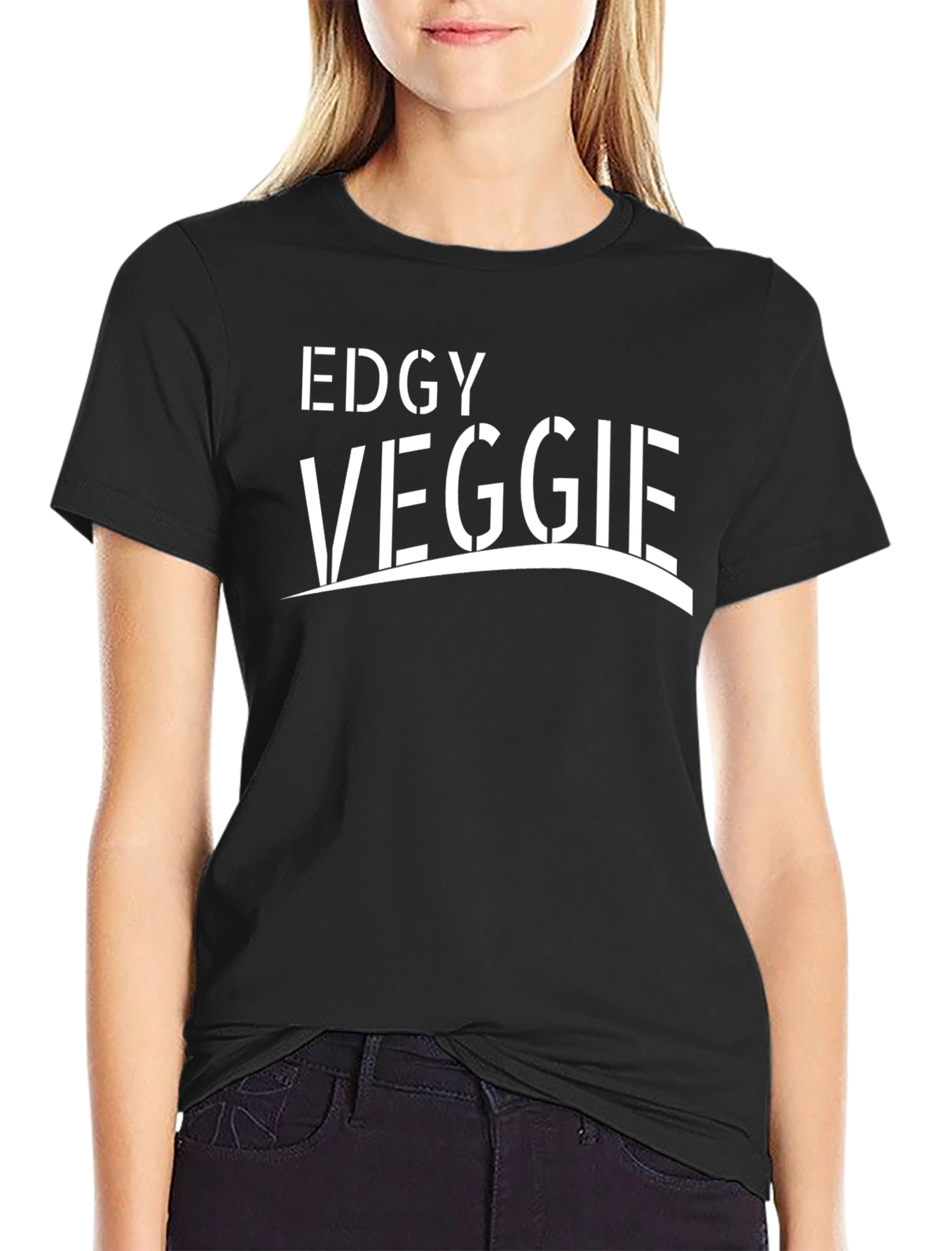 Edgy Veggie T-Shirt - Bold Graphic Tee