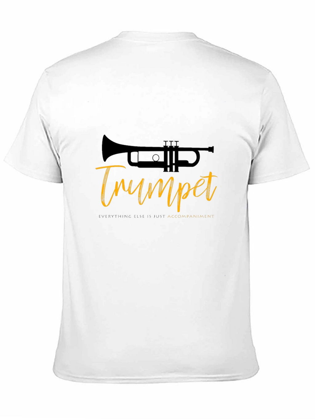 Trumpet Tee: Music Lovers Black T-Shirt